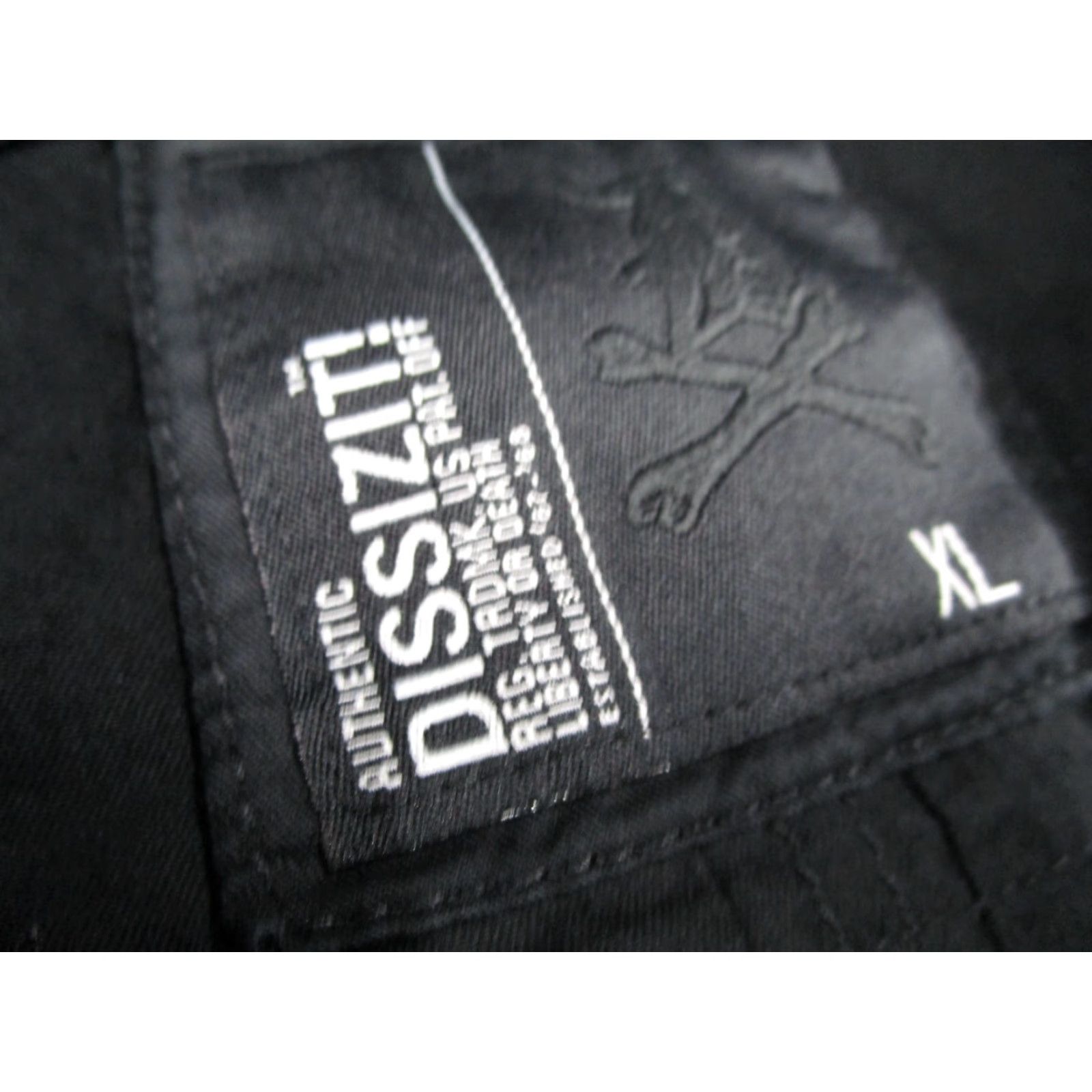 Vintage VINTAGE Dissizit! Shirt Mens XL Black Snap Front Long Sleeve Army Military Button-Up Pockets 100% Cotton Retro Mens Size US XL / EU 56 / 4 - 3 Thumbnail