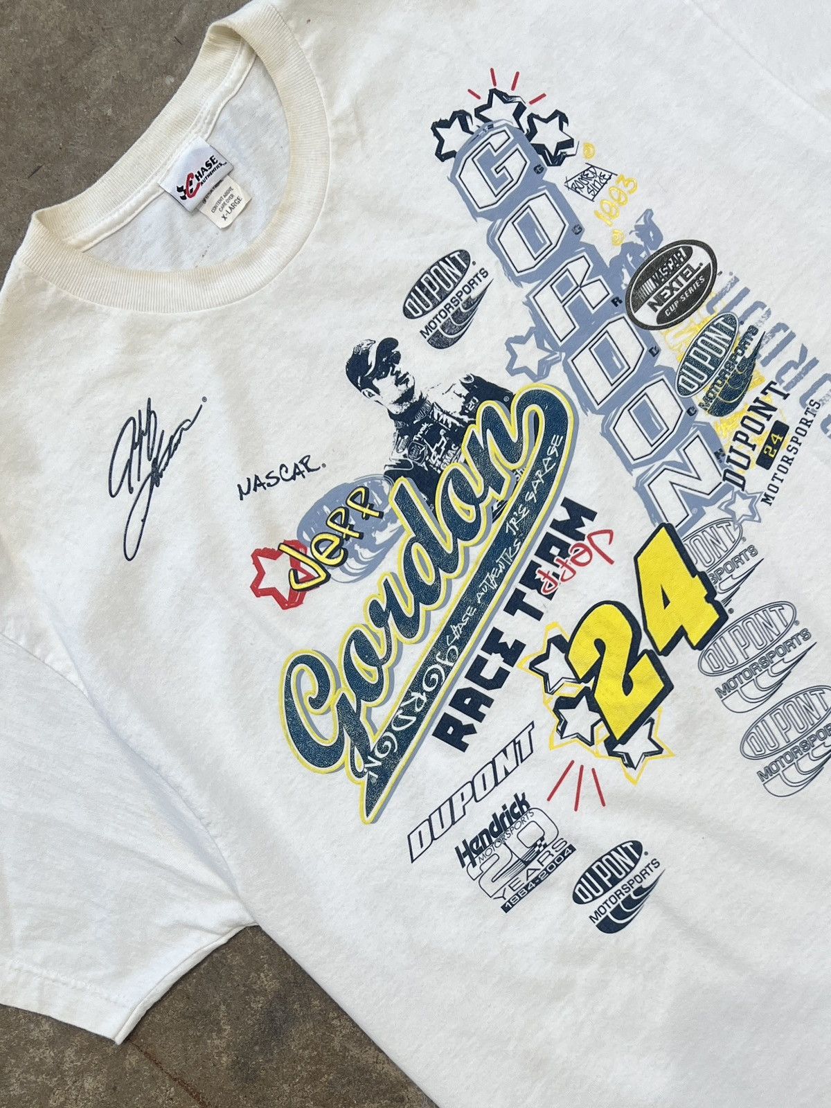 NASCAR Vintage 2004 NASCAR Jeff Gordon Hendrick Motorsports Tee XL Size US XL / EU 56 / 4 - 1 Thumbnail