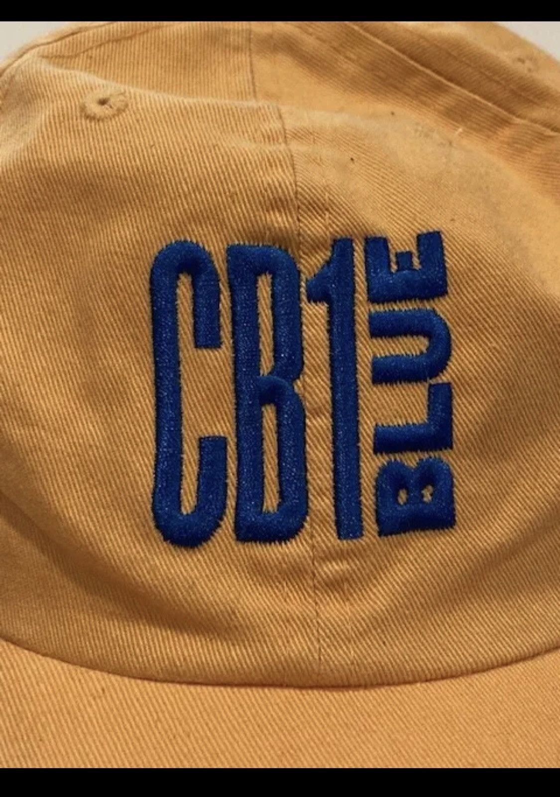 Callaway Golf Yellow Callaway Golf Hat Cap CB1 Blue Embroidered Size ONE SIZE - 2 Thumbnail