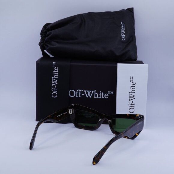 Off-White 🕶️New Off-White OERI137 AURORA 6055 Havana Sunglasses Size ONE SIZE - 11 Thumbnail