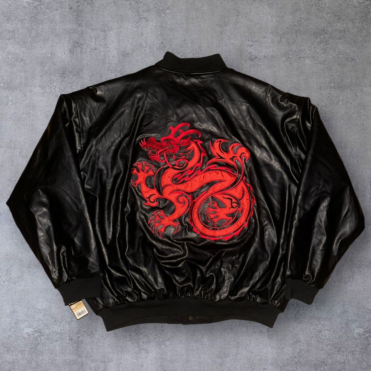 Steve And Barrys Steve and Barry’s Dragon Logo Varsity Jacket Size US XXL / EU 58 / 5 - 5 Thumbnail