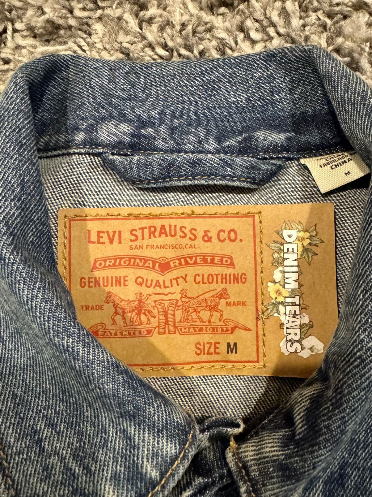 DENIM TEARS Denim Tears Levi’s jacket Size US M / EU 48-50 / 2 - 2 Thumbnail