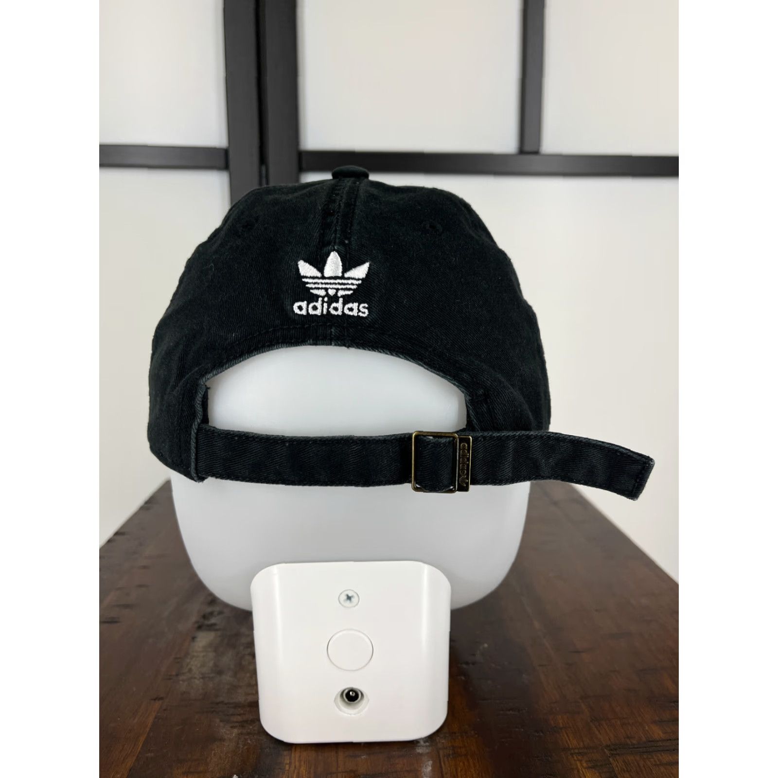 Adidas Adidas Hat Cap Baseball Adjustable One Size Black 100% Cotton Golf Golfer Mens Cap Size ONE SIZE - 6 Thumbnail