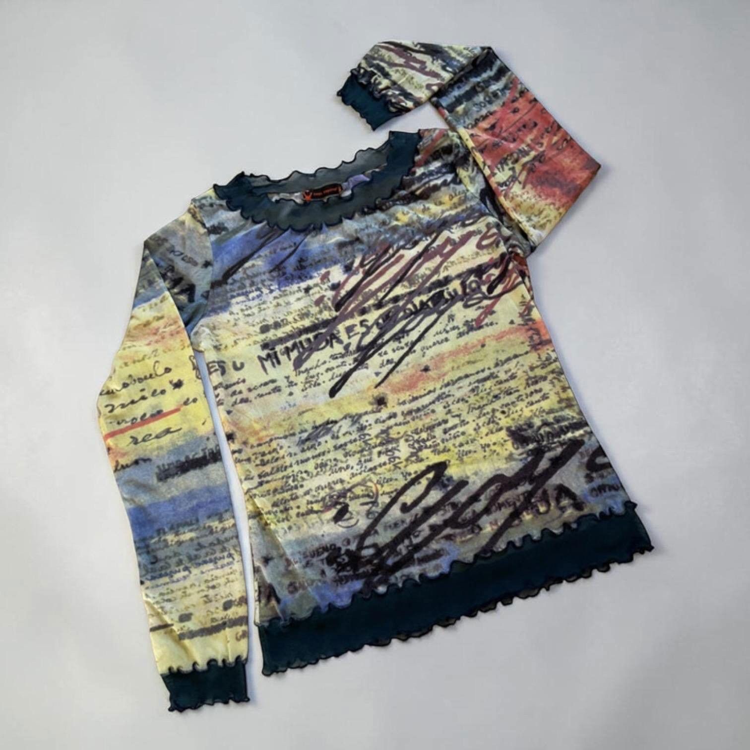 Other The Cop Copine Love Letter Meshtop Size ONE SIZE - 2 Thumbnail