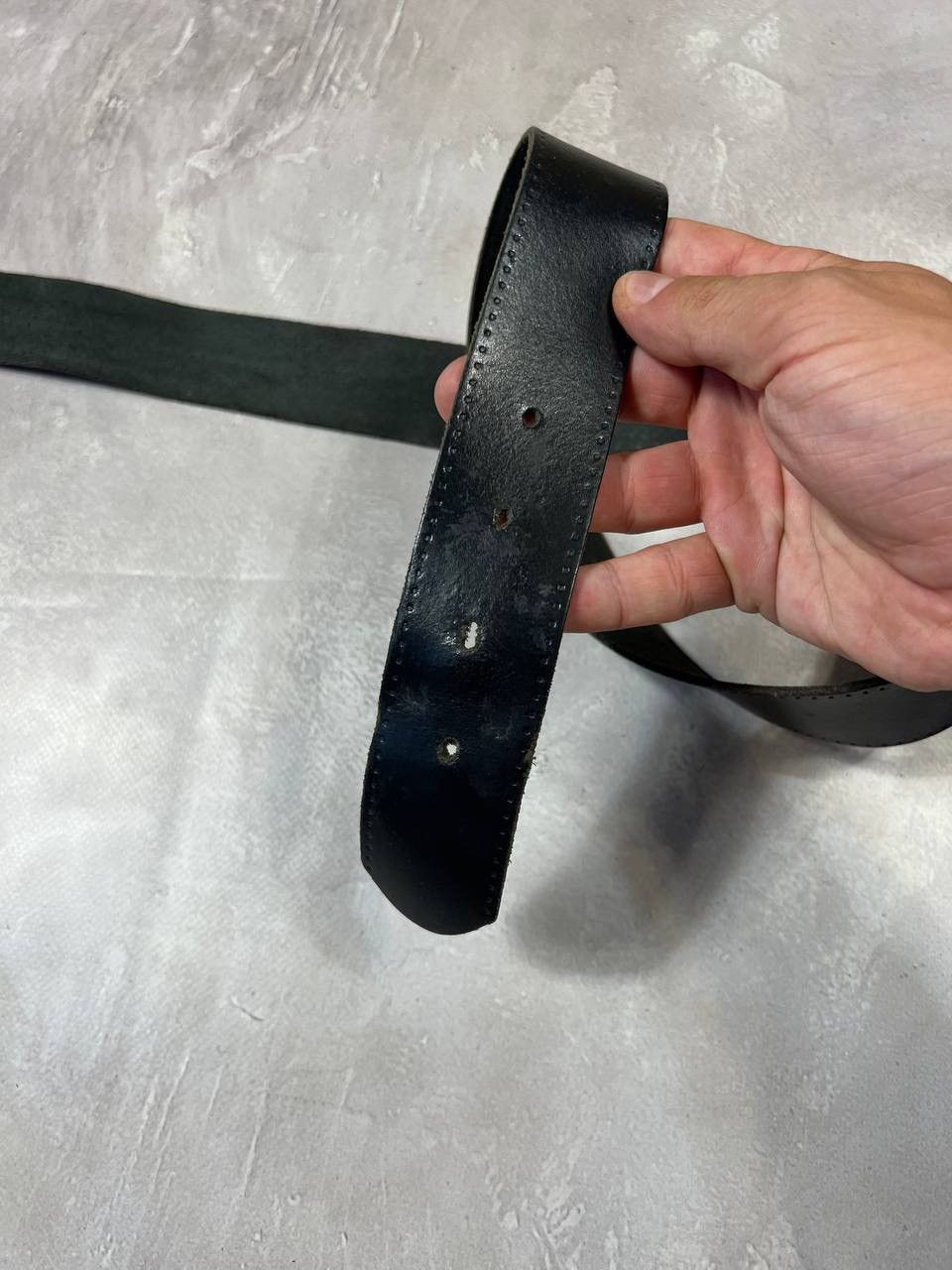 Japanese Brand × Vintage Vintage Y2k Skull Leather Belt Size ONE SIZE - 6 Thumbnail