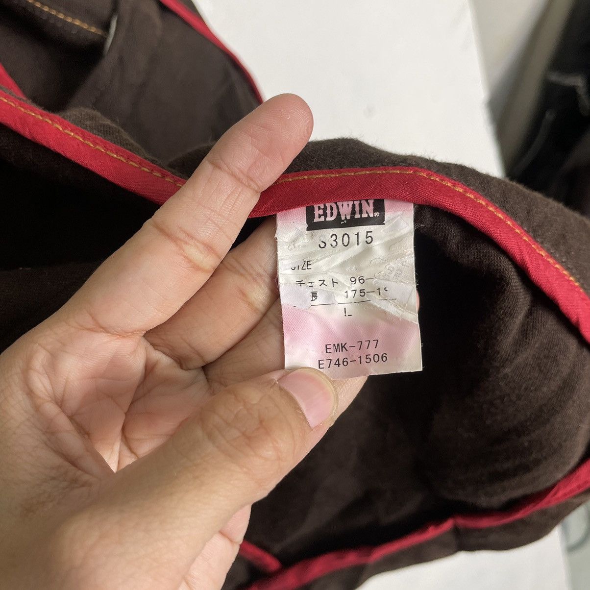 Edwin × Japanese Brand 💥EDWIN RICH BROWN CHORE BUTTON JACKET Size US L / EU 52-54 / 3 - 15 Thumbnail