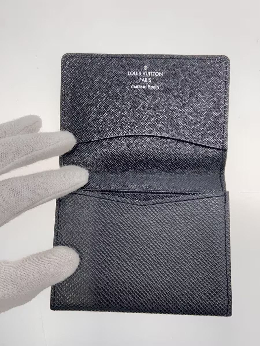 Louis Vuitton Louis Vuitton Taiga Envelope Carte de Visite Black Size ONE SIZE - 4 Thumbnail