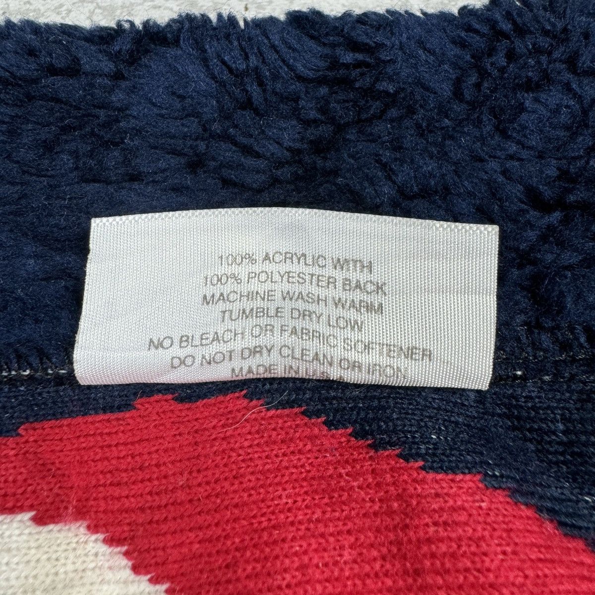 Japanese Brand 💥Black Mountain USA Flag Matted Fleece Nice Jacket Size US S / EU 44-46 / 1 - 8 Thumbnail