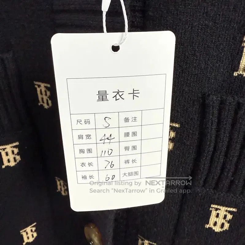 Burberry Burberry Women's Colorblock Wool Cardigan. Size S / US 4 / IT 40 - 9 Thumbnail