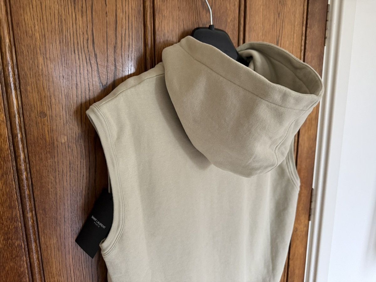 Saint Laurent Paris SS23 Saint Laurent Hoodie Zippe Sans Manches sleeveless tank Size US L / EU 52-54 / 3 - 12 Thumbnail