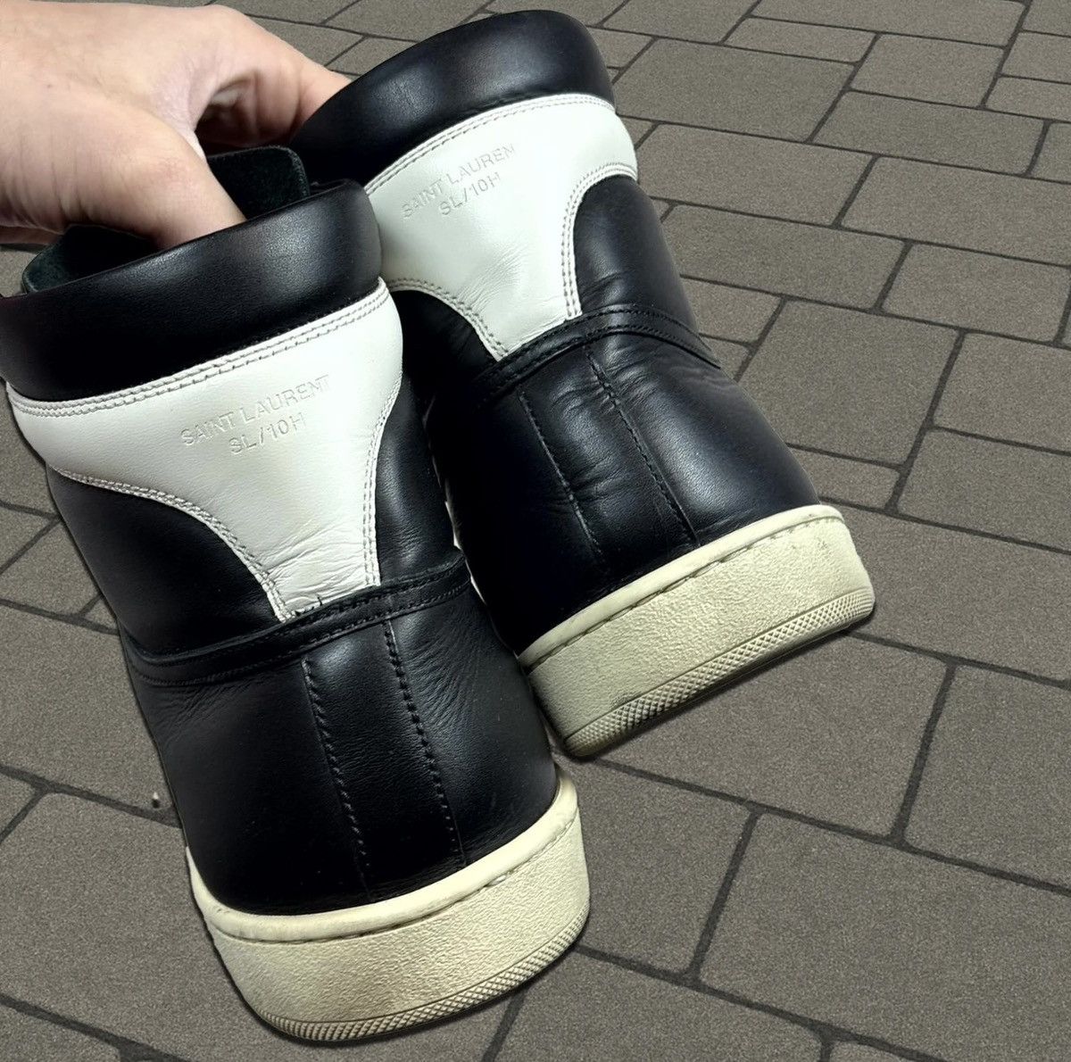 Saint Laurent Paris saint laurent paris black SL/10h sneakers Size US 11 / EU 44 - 4 Thumbnail
