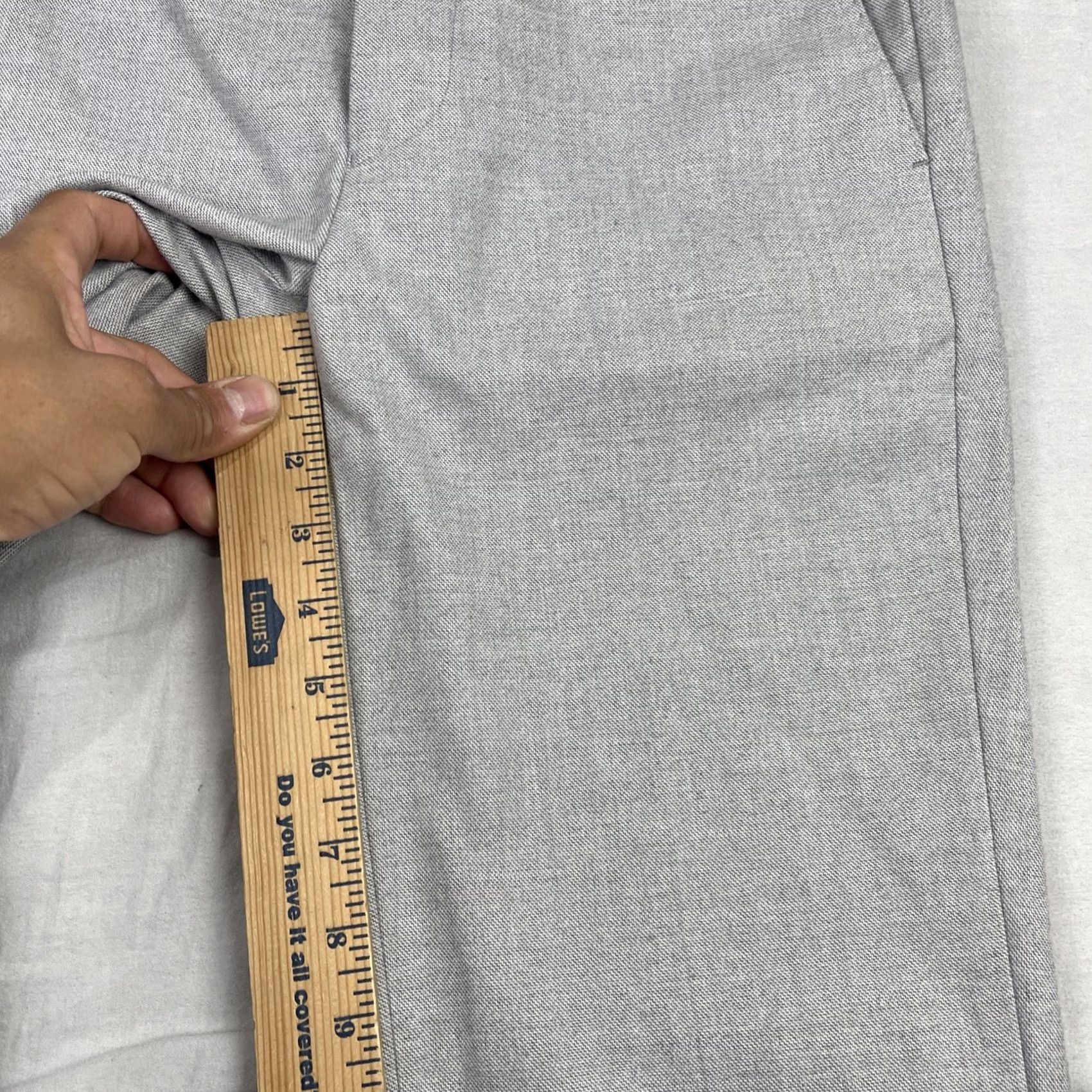 Reiss Reiss Dress Pants Mens 28x32 Gray View Flat Front Business Chino Trousers Size US 28 / EU 44 - 5 Thumbnail