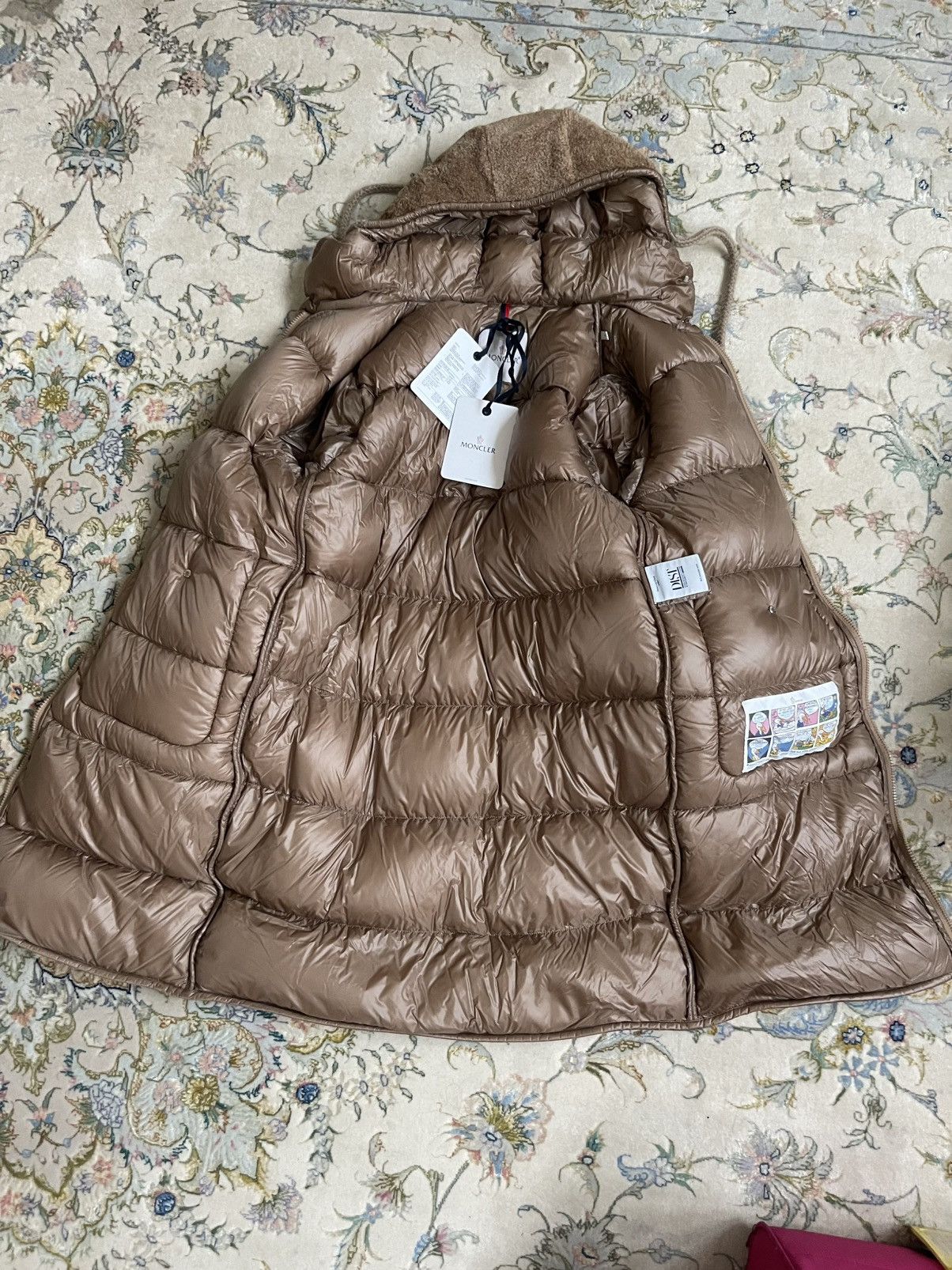 Moncler RARE Moncler Belcastel Teddy Hooded Long Down Jacket Size S / US 4 / IT 40 - 3 Thumbnail
