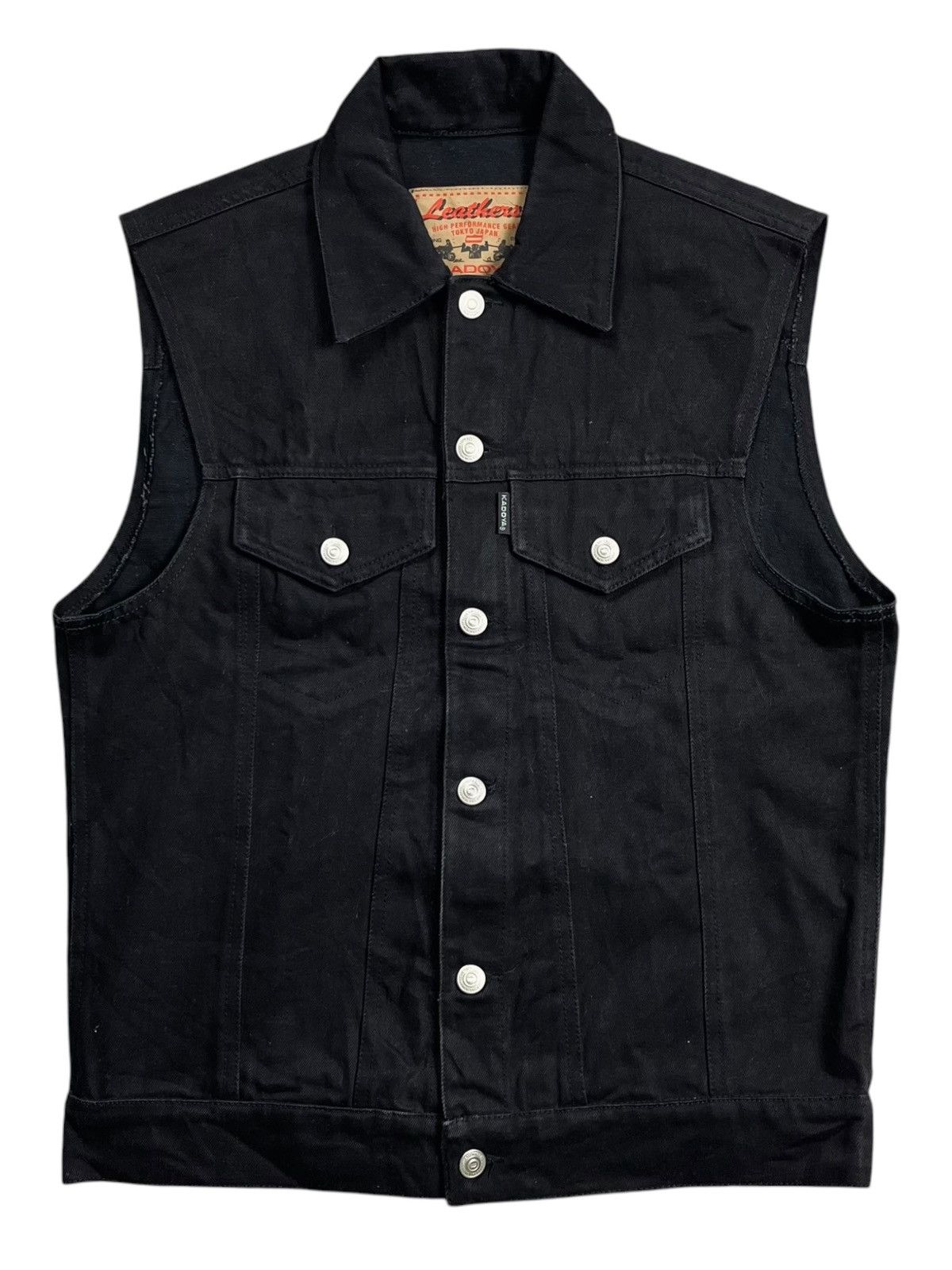 Isamu Katayama Backlash Old Kadoya - Genesis Denim Vest Jacket Size US M / EU 48-50 / 2 - 3 Thumbnail