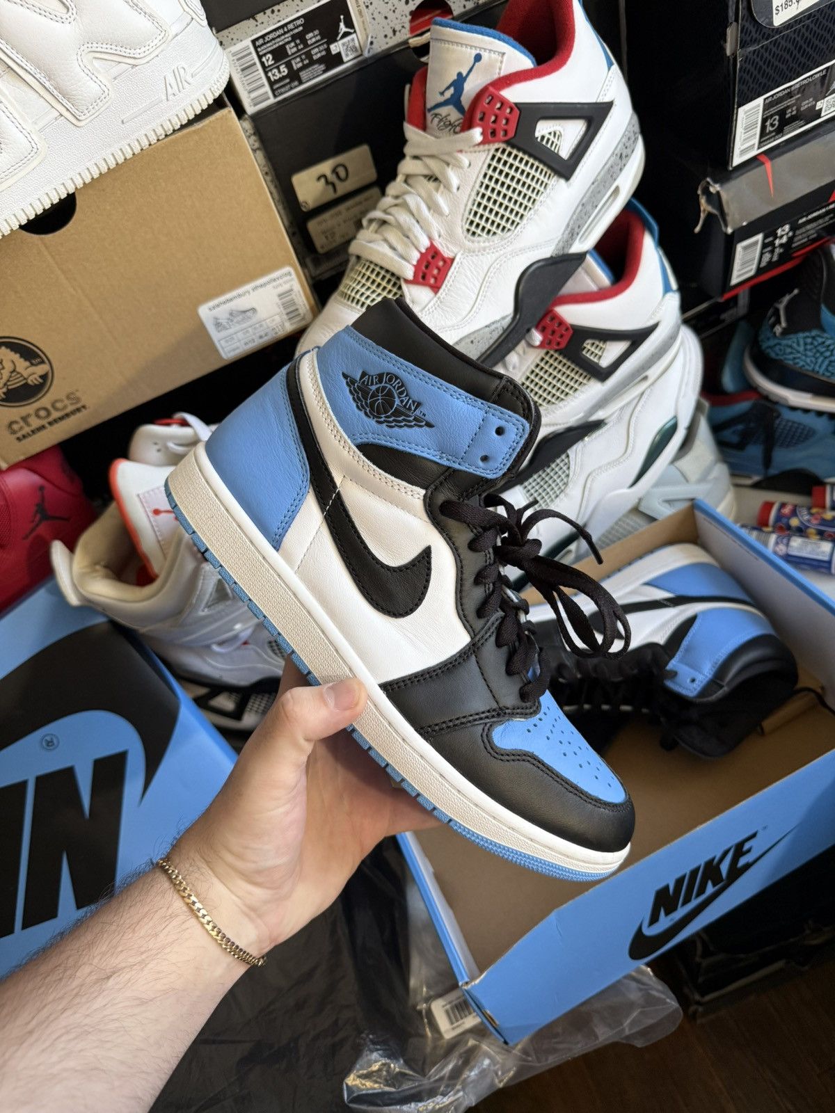 Jordan Brand Jordan retro 1 unc toe sz 9.5 Size US 9.5 / EU 42-43 - 1 Thumbnail
