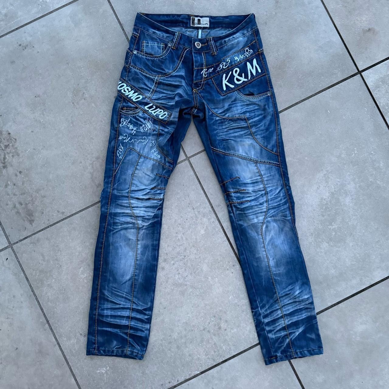 Other Archive Kosmo Lupo Jeans distressed y2k denim pants Size US 30 / EU 46 - 1 Thumbnail