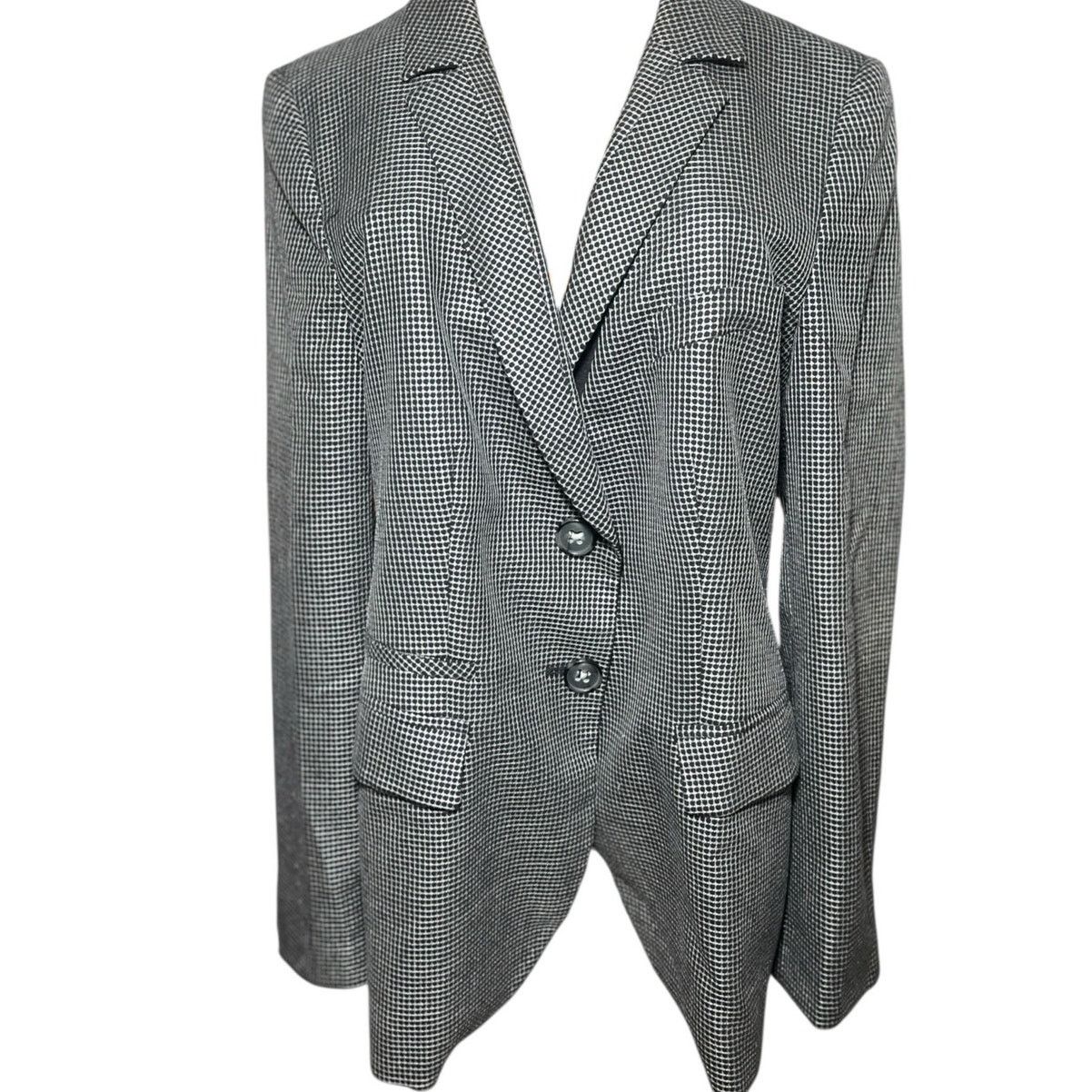 Armani Armani Collezioni Wool/Silk Double Breasted Blazer Sz 14 Size XL / US 12-14 / IT 48-50 - 2 Thumbnail