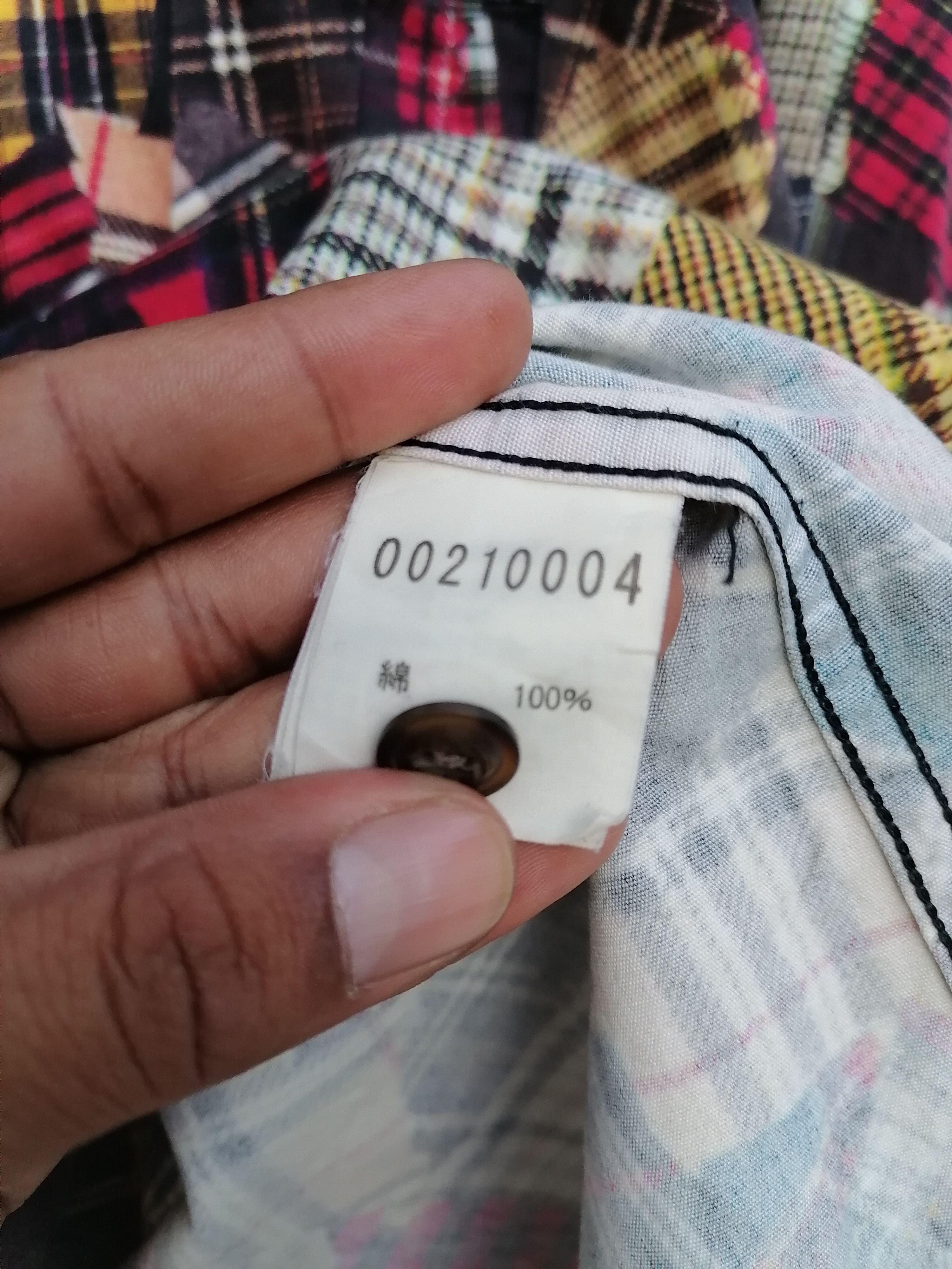Japanese Brand Abahouse Patchwork Print Button Up Shirt Size US L / EU 52-54 / 3 - 7 Thumbnail