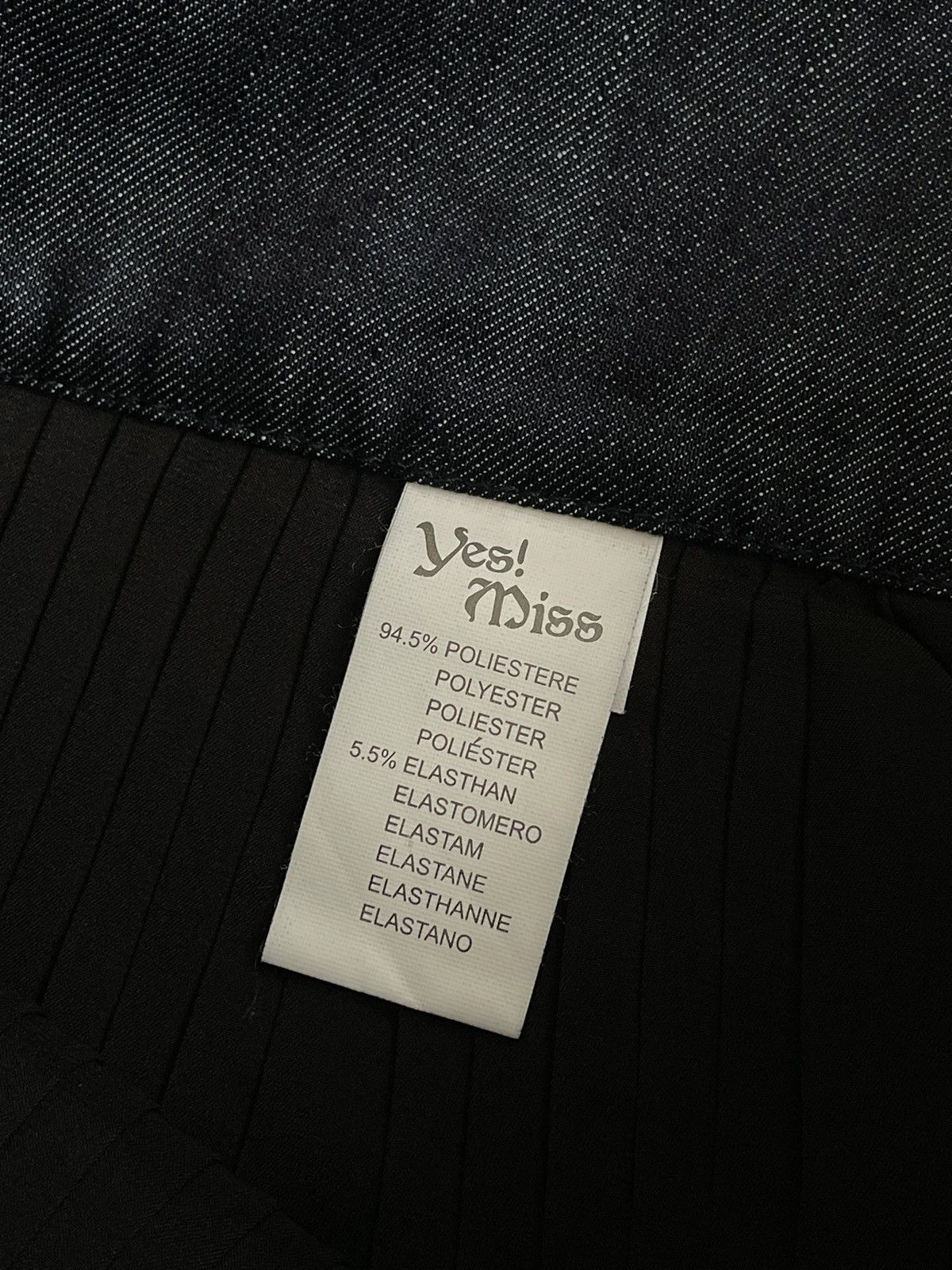 20471120 × Vintage Vintage Yes Miss Avant-grade mini skirt 2000s Size 26" / US 2 / IT 38 - 6 Thumbnail