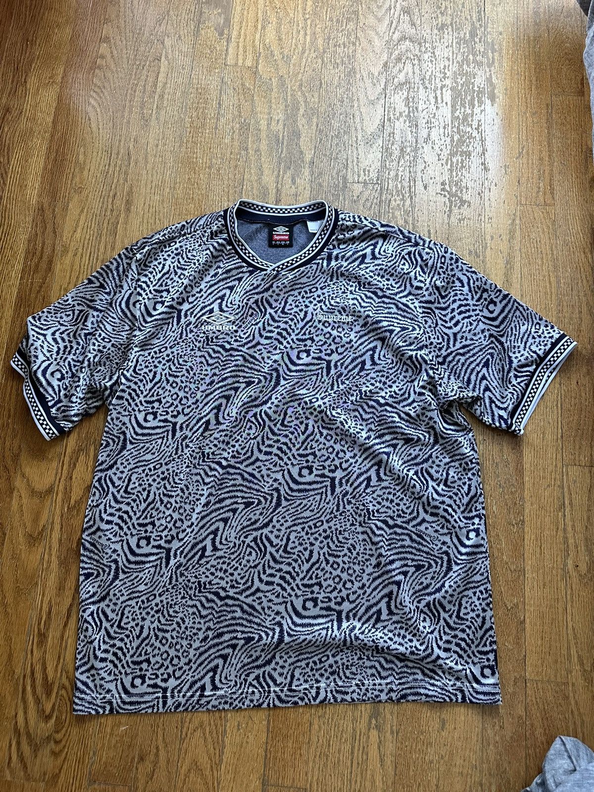 Supreme Supreme Umbro Jacquard Animal Print Jersey | Grailed