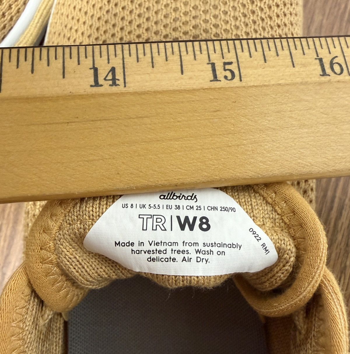 Allbirds Allbirds TR Tree Runner Mustard (yellow) UNISEX Sneaker Size US 8 / IT 38 - 2 Thumbnail