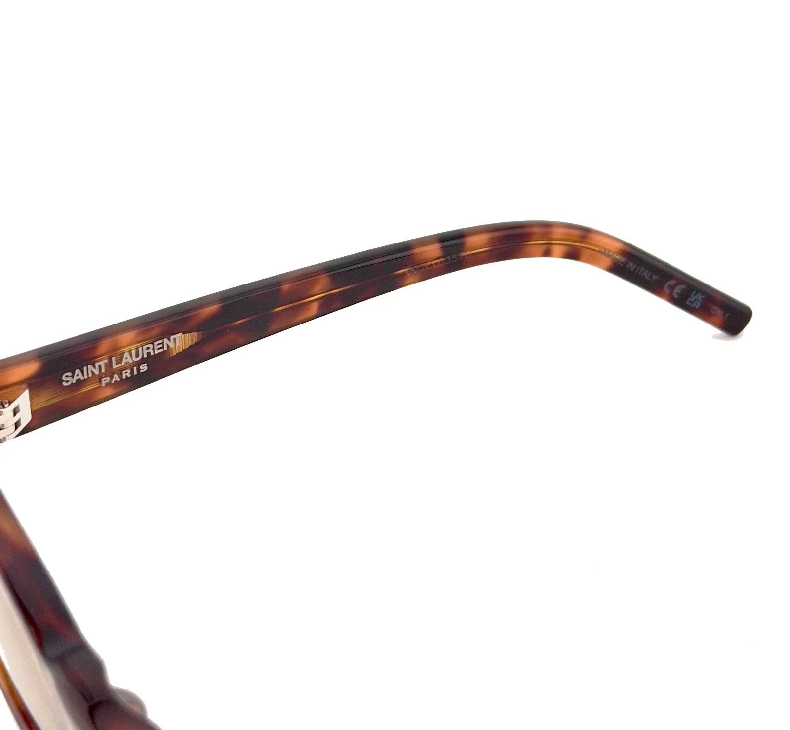Saint Laurent Paris SAINT LAURENT SHADE SL 567 SL567 Brown Havana Sunglasses 008 Size ONE SIZE - 7 Thumbnail