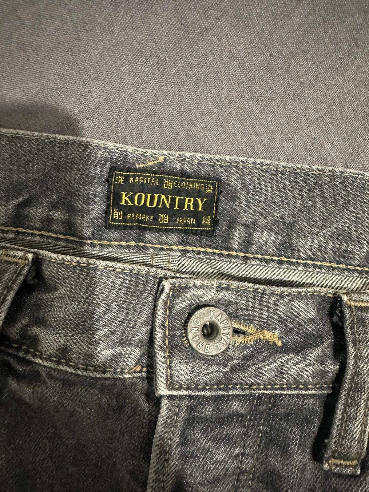 Kapital Kapital Slim-Fit Embroidered Denim Jeans Size US 34 / EU 50 - 4 Thumbnail