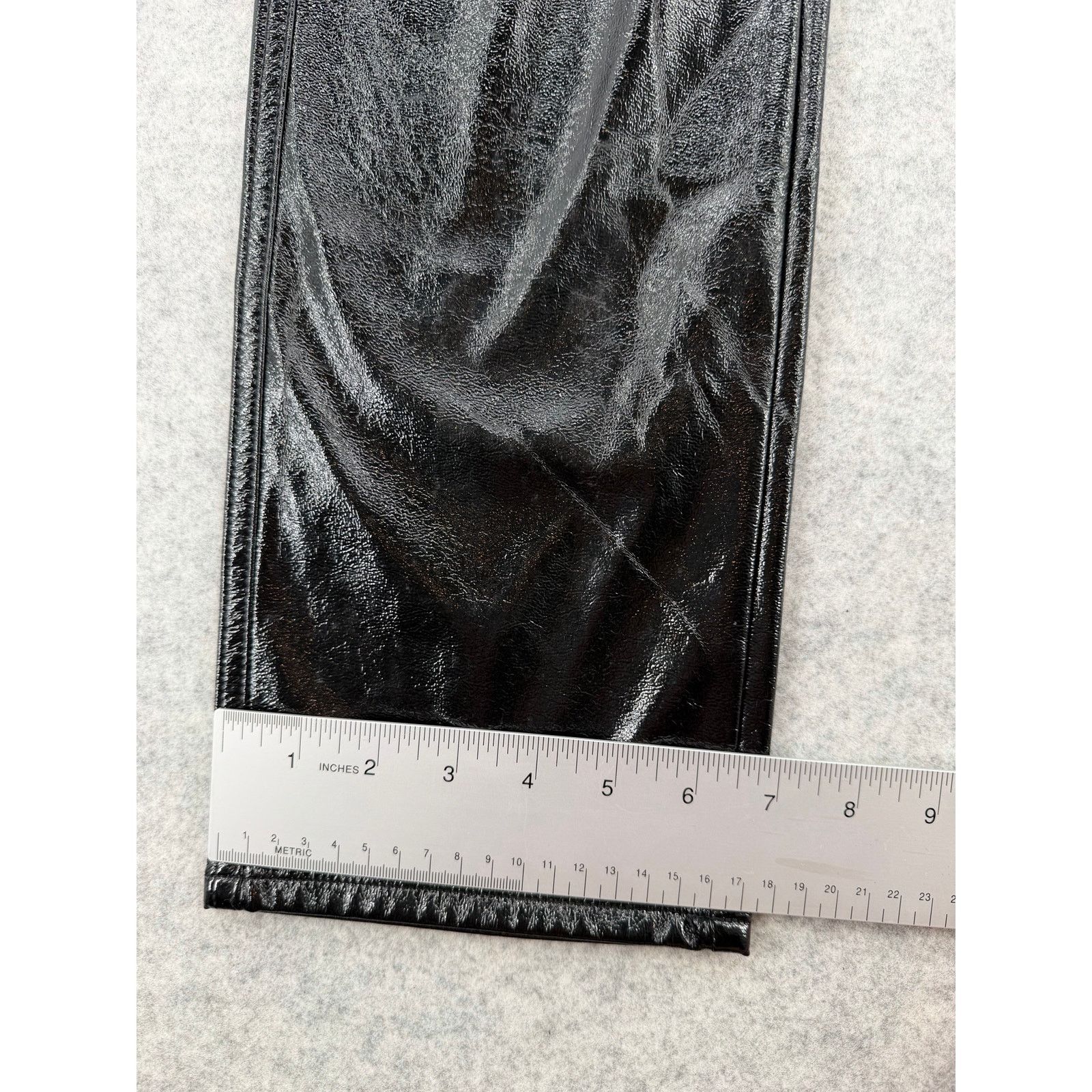 Aritzia Aritzia Wilfred Black Vegan Leather Straight Leg Trousers 00 Size 24" / US 00 / IT 34 - 8 Thumbnail