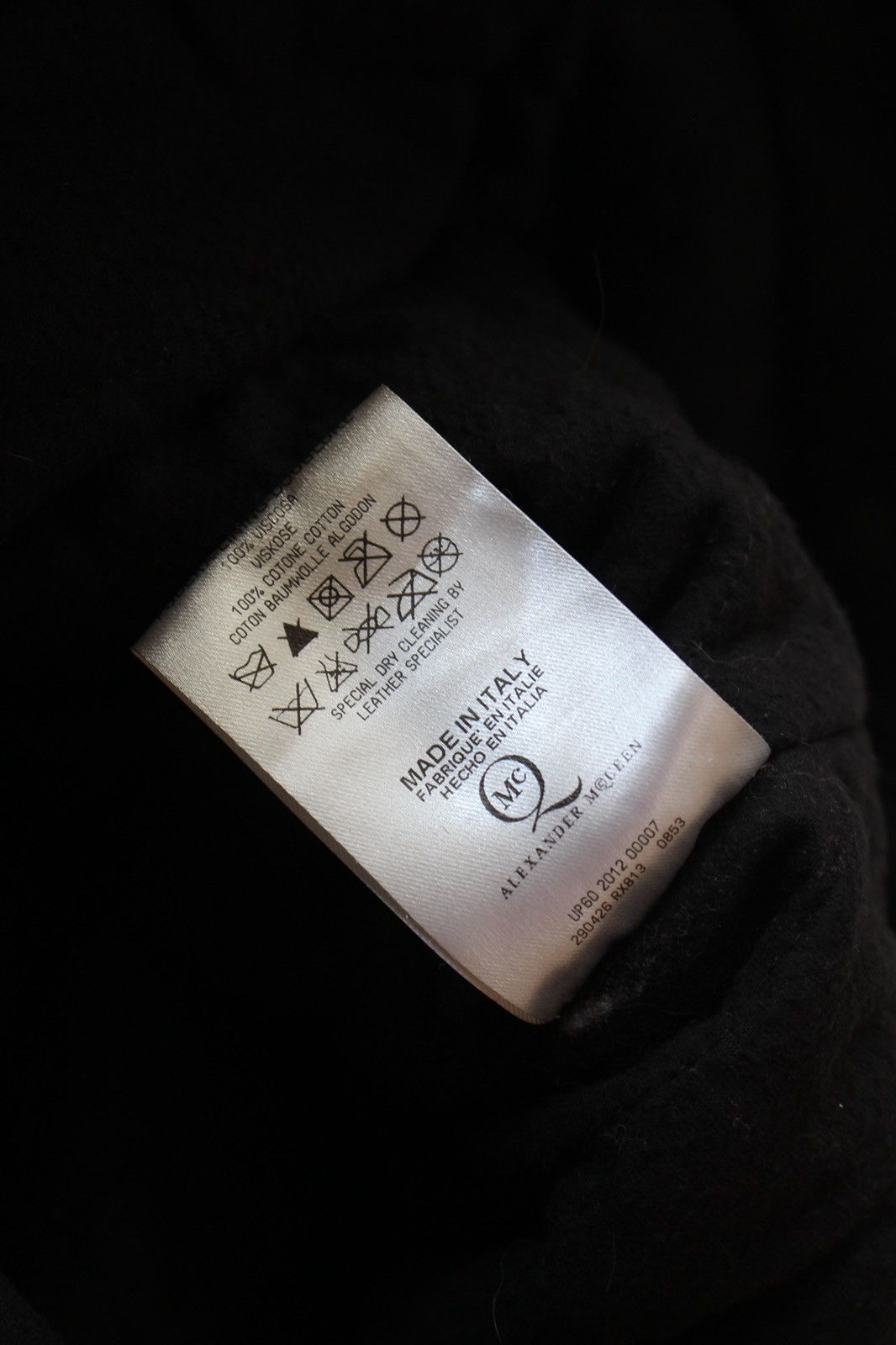 Alexander McQueen 2012 ALEXANDER MCQUEEN LAMBSKINS LEATHER BIKER JACKET Size US S / EU 44-46 / 1 - 12 Thumbnail