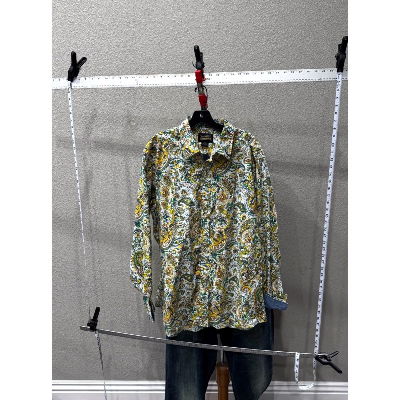 Cremieux Daniel Cremieux Premium Paisley XL LONG SLEEVE SHIRT Mens XS? No Size XL? Size US XL / EU 56 / 4 - 3 Thumbnail