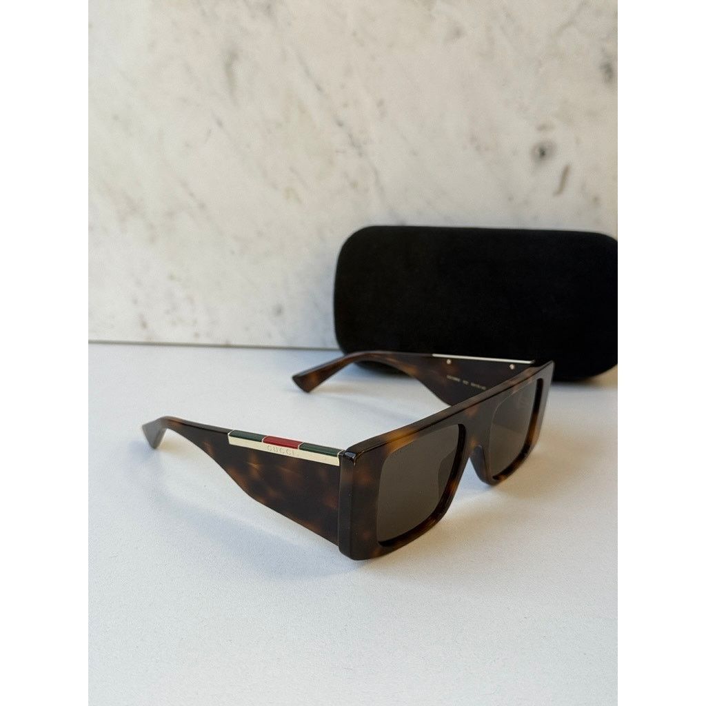 Gucci NEW Gucci GG1888S Brown Unisex Sunglasses Size ONE SIZE - 4 Thumbnail