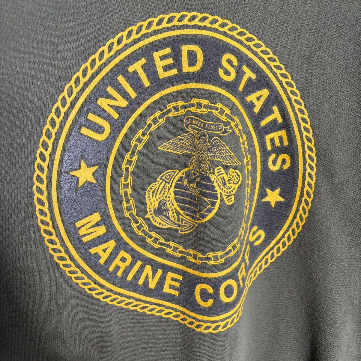 Vintage Vintage 90s USMC Reflector Logo Crewneck Sweatshirt Size US XXL / EU 58 / 5 - 3 Thumbnail