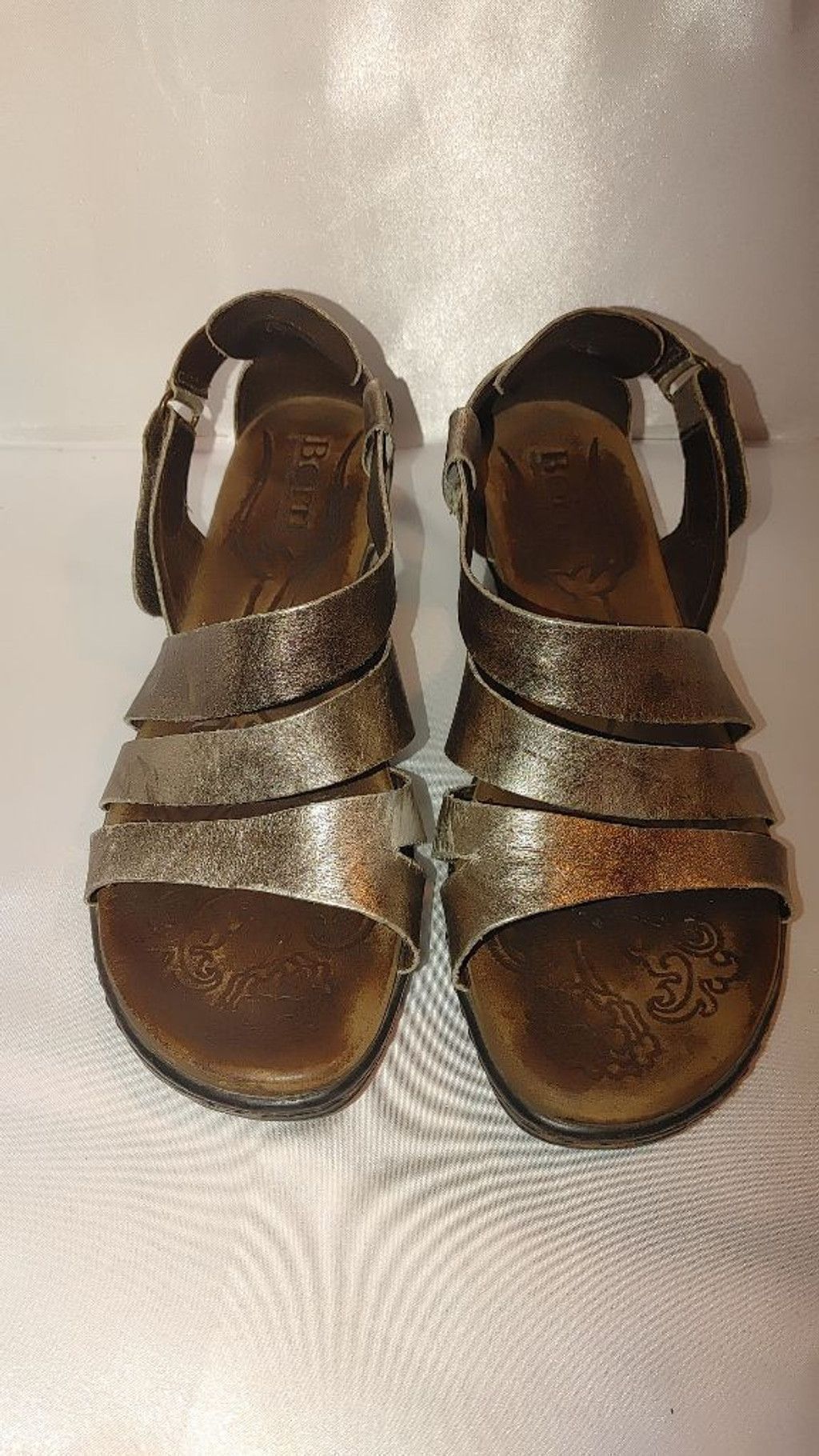 Born Born Kates Metallic Leather Sandals Size 9.5 Size US 9.5 / IT 39.5 - 5 Thumbnail