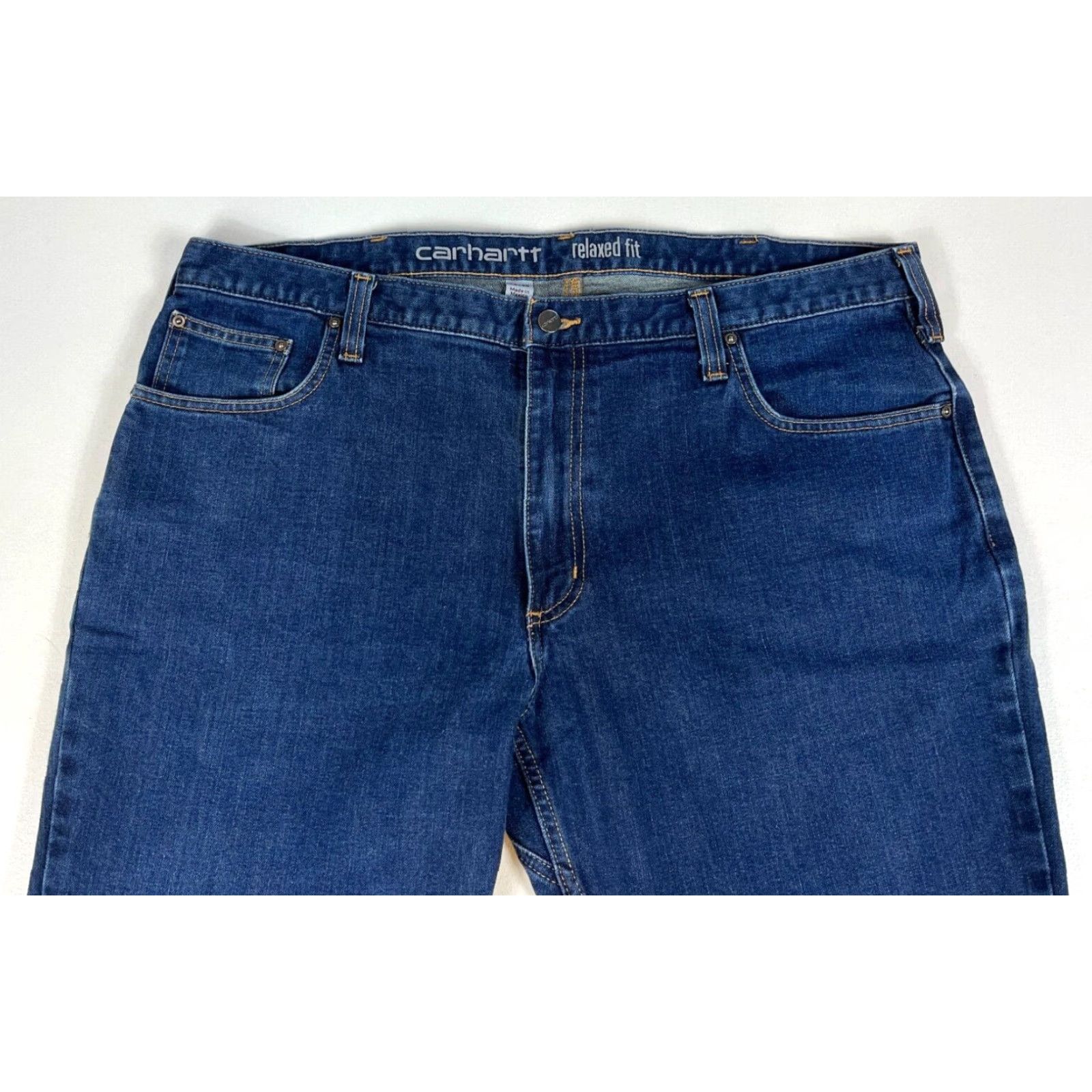 Carhartt Carhartt Jeans Force Extremes Relaxed Fit 40x30 Mens Jeans Blue Denim Size 40x30 Tapered Leg Regular Rise Mid 10-12in XS? Size US 40 / EU 56 - 3 Thumbnail