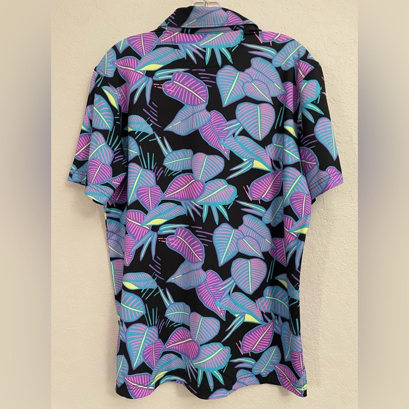 Chubbies Chubbies The Fluorescent Funk Polo Shirt Black Mens Small Size US S / EU 44-46 / 1 - 2 Thumbnail