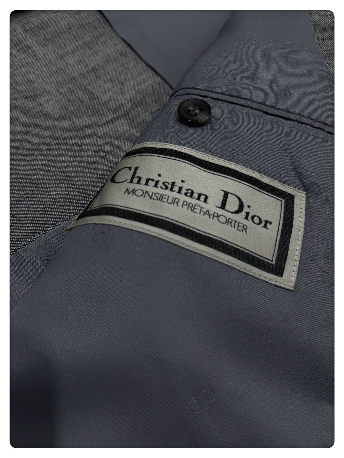 Christian Dior Monsieur Dior’s vintage Monsieur Prêt-à-Porter line tailored blazer Size 46S - 7 Thumbnail