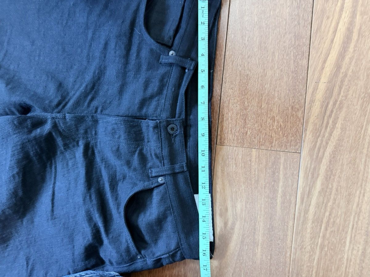 K-Two Studios 18oz Heavy Denim Loose “jet black” Size US 33 - 2 Thumbnail