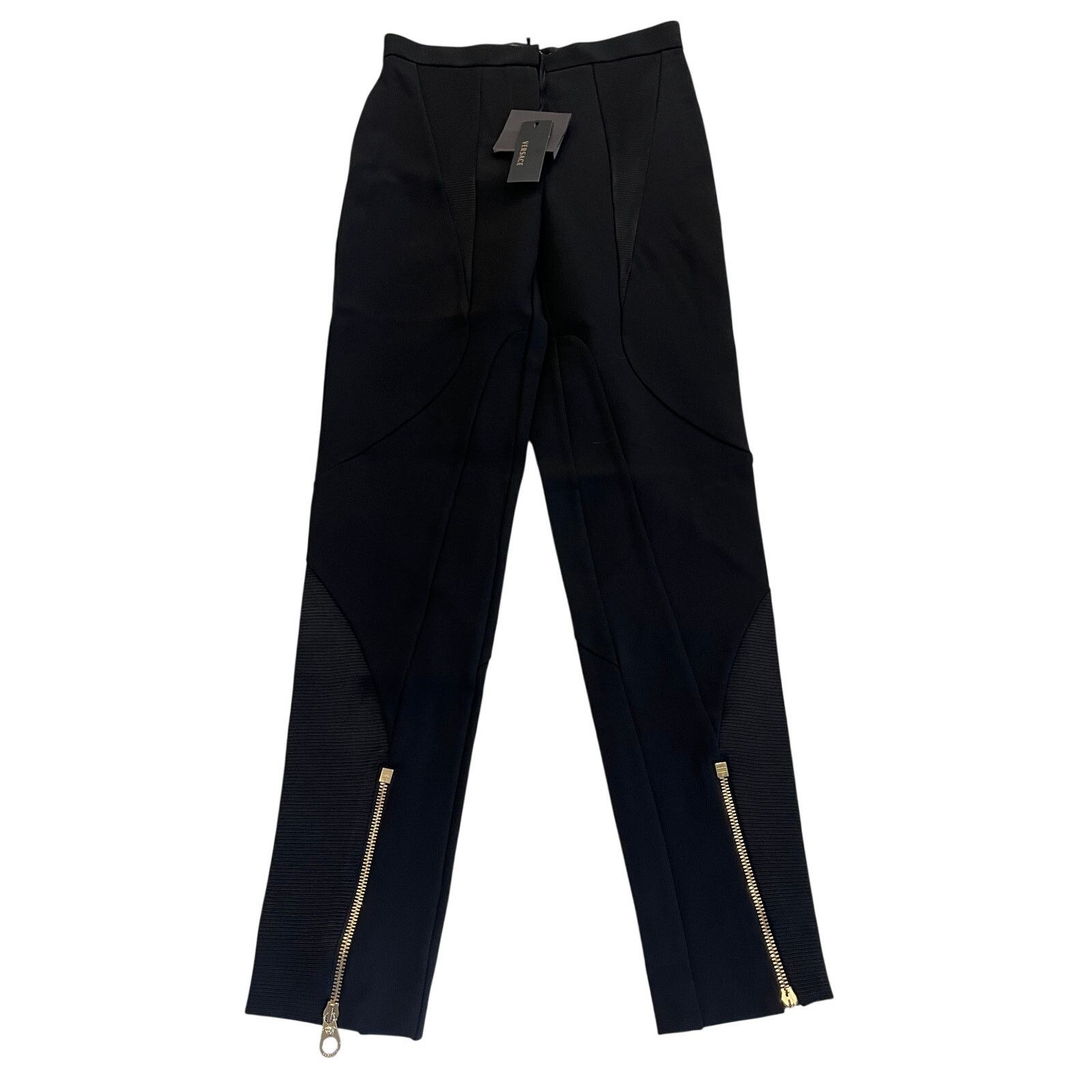 Versace *13-92 VERSACE Women's Stretch Pants Black Size IT40/US4 Size 27" / US 4 / IT 40 - 1 Thumbnail