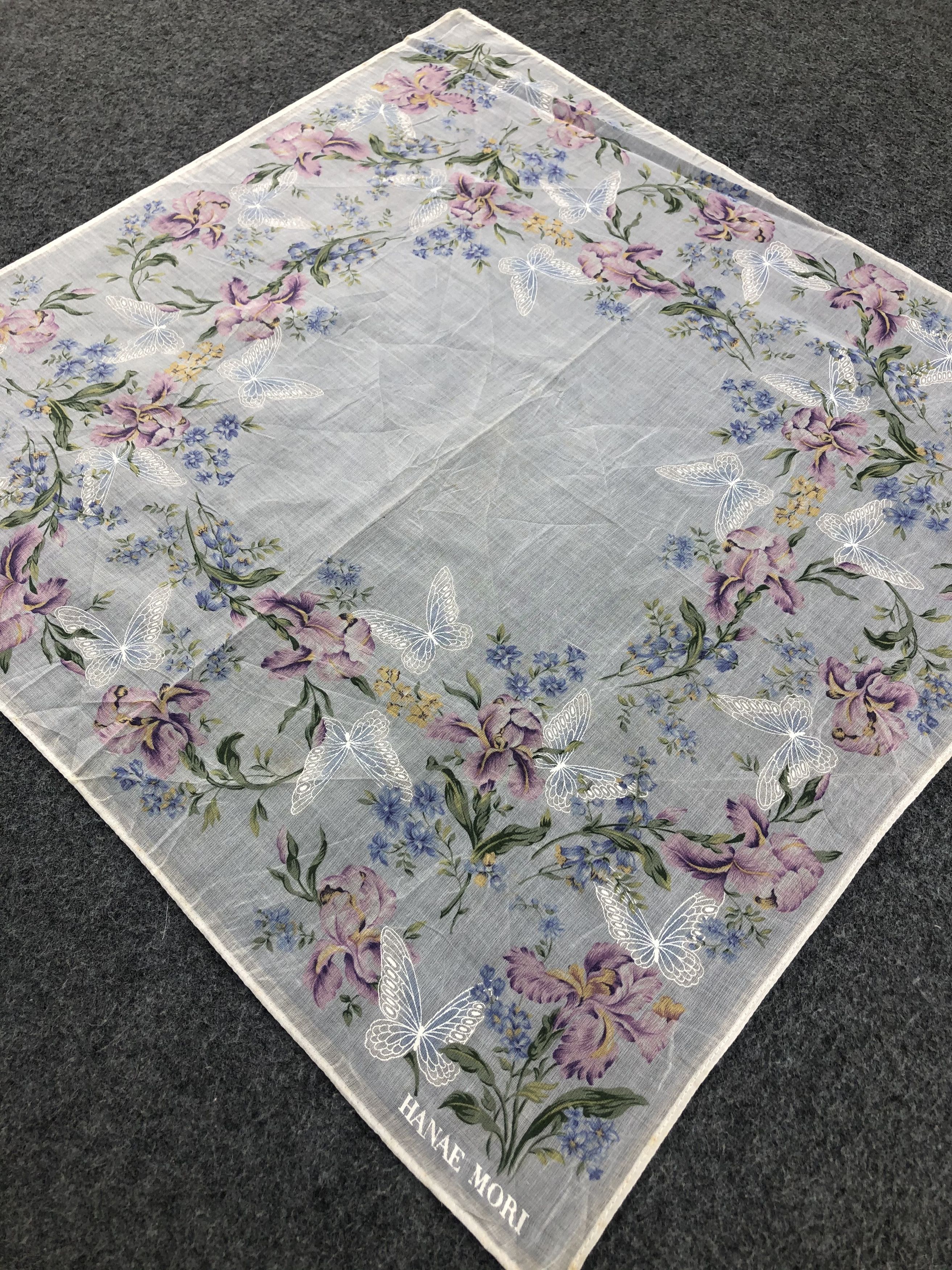 Hanae Mori × Vintage Hanae Mori Handkerchief / Bandana / Neckerchief Size ONE SIZE - 4 Thumbnail