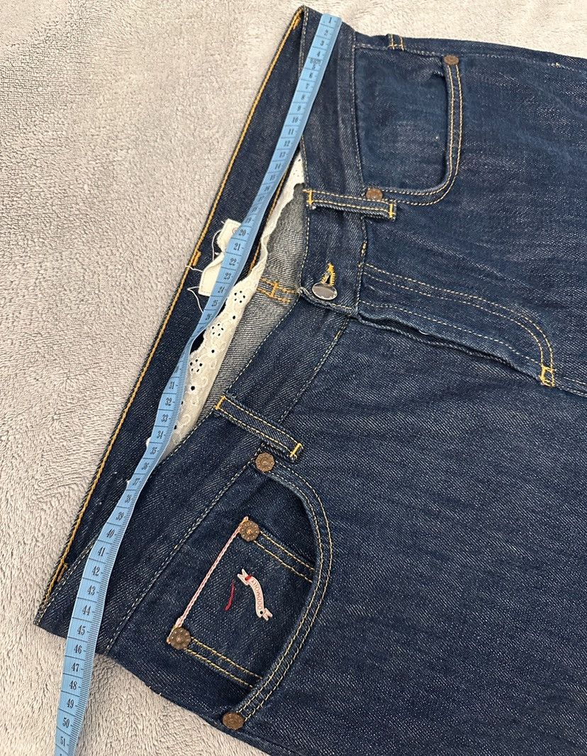 Japanese Brand Y2K Straight fit selvedge jeans low rise Size 27" / US 4 / IT 40 - 4 Thumbnail