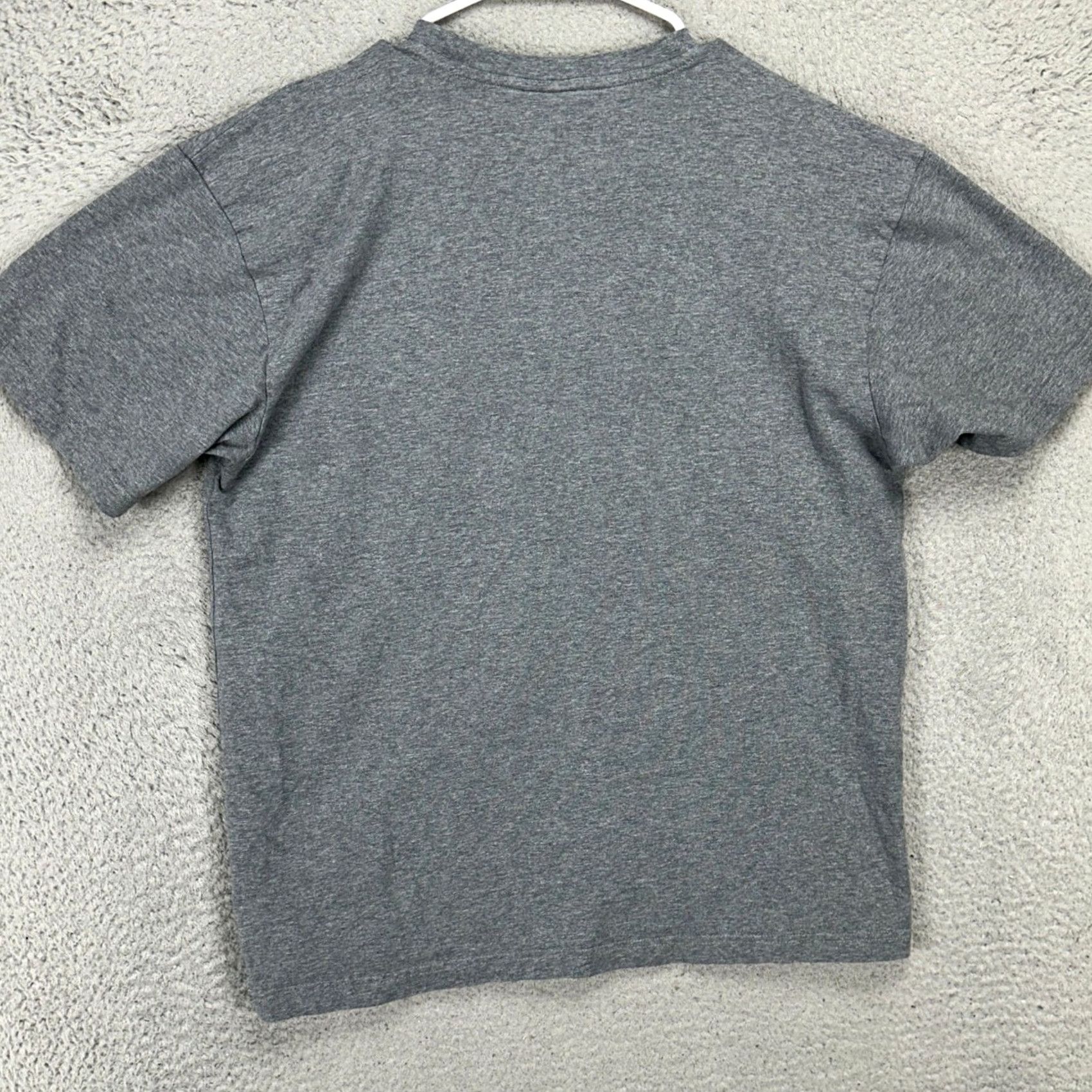 Gymshark Gymshark Mens T-Shirt Short Sleeve Gray Crew Neck Cotton Spandex Regular Fit Breathable Workout Tee Shirt Size US M / EU 48-50 / 2 - 2 Thumbnail