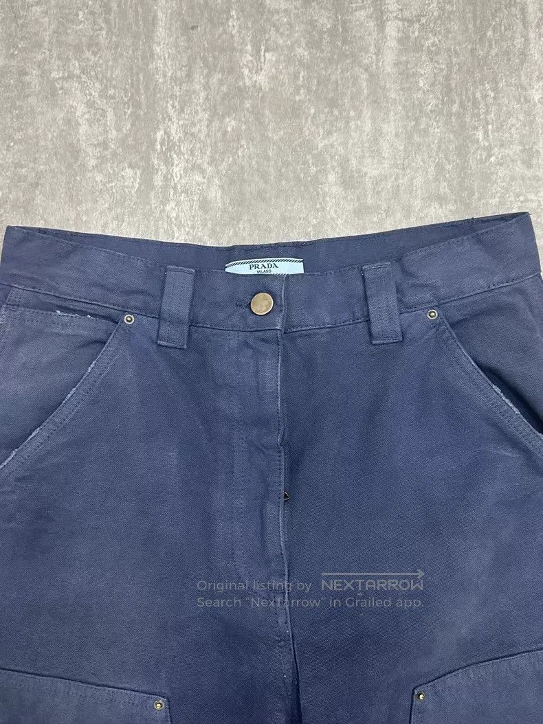 Prada Prada Triangle leather brand double-knee French lumberjack Size US 36 / EU 52 - 3 Thumbnail