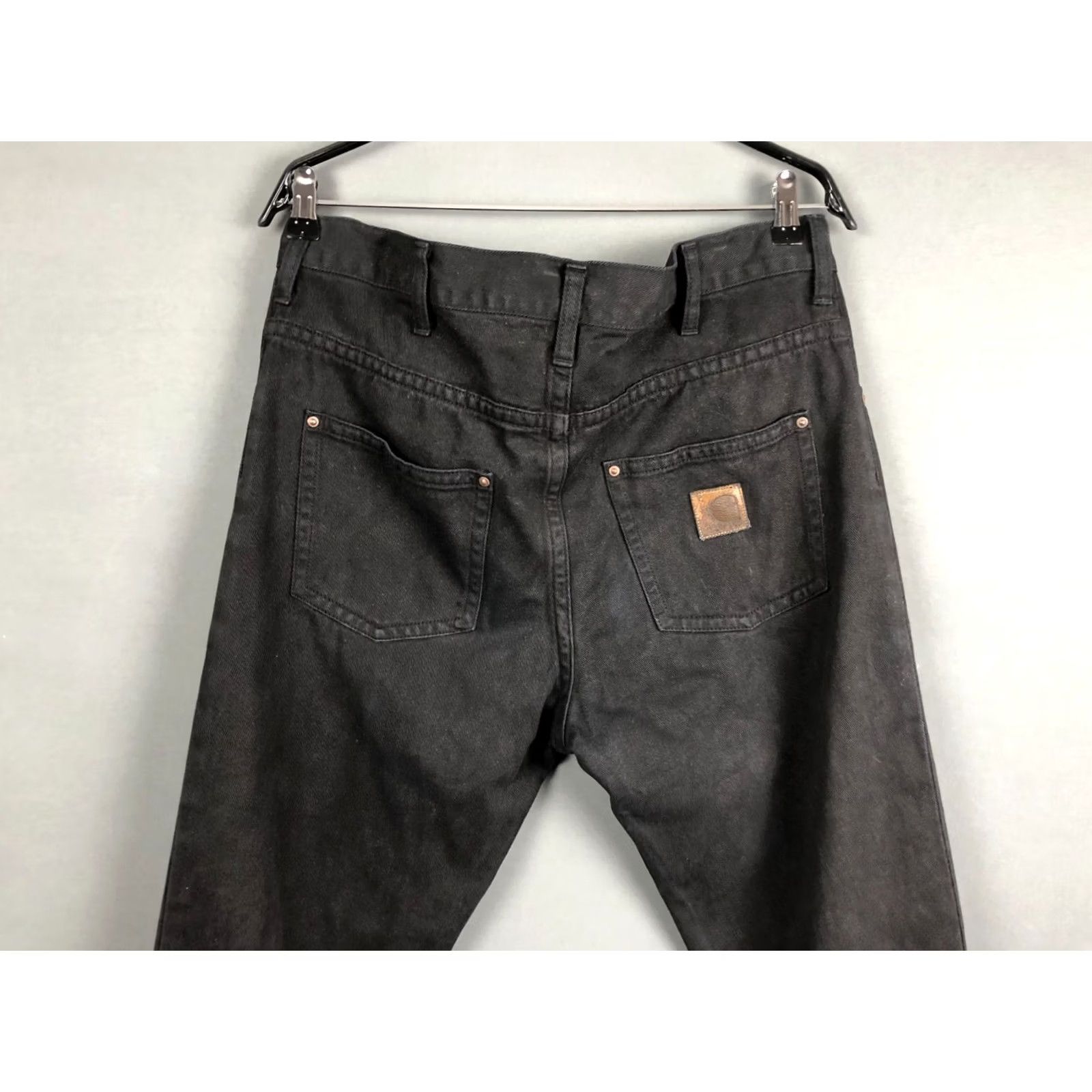 Carhartt Carhartt Jeans Men's Size W34 L34 Black Cotton Classic Straight Rise 30.9" Inseam Regular Fit Denim Straight Jeans Mens Black Cotton Carhartt Size US 34 / EU 50 - 3 Thumbnail