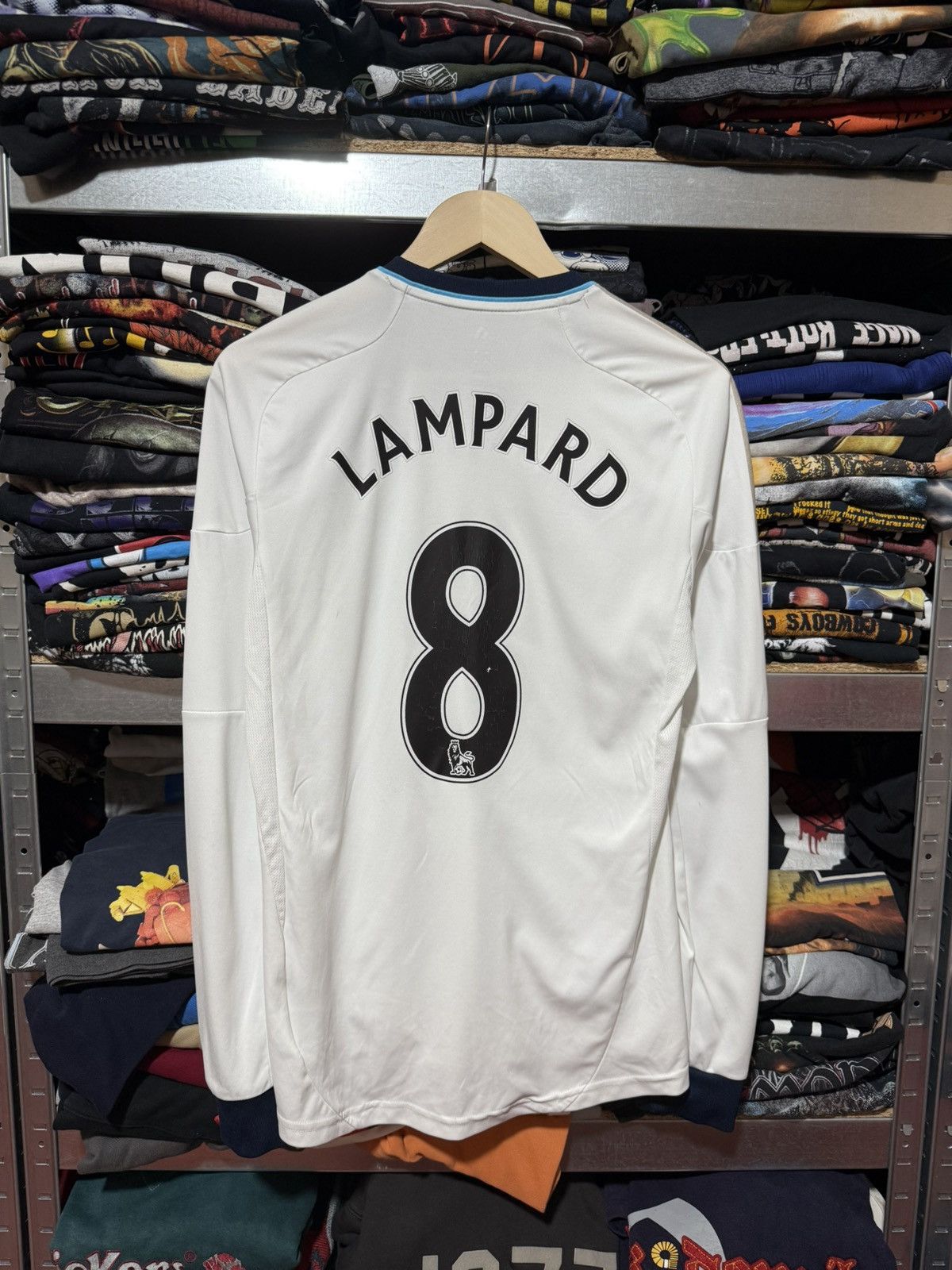 Adidas Adidas 2012 2013 FC Chelsea Away Lampard Soccer Jersey Size US S / EU 44-46 / 1 - 2 Thumbnail