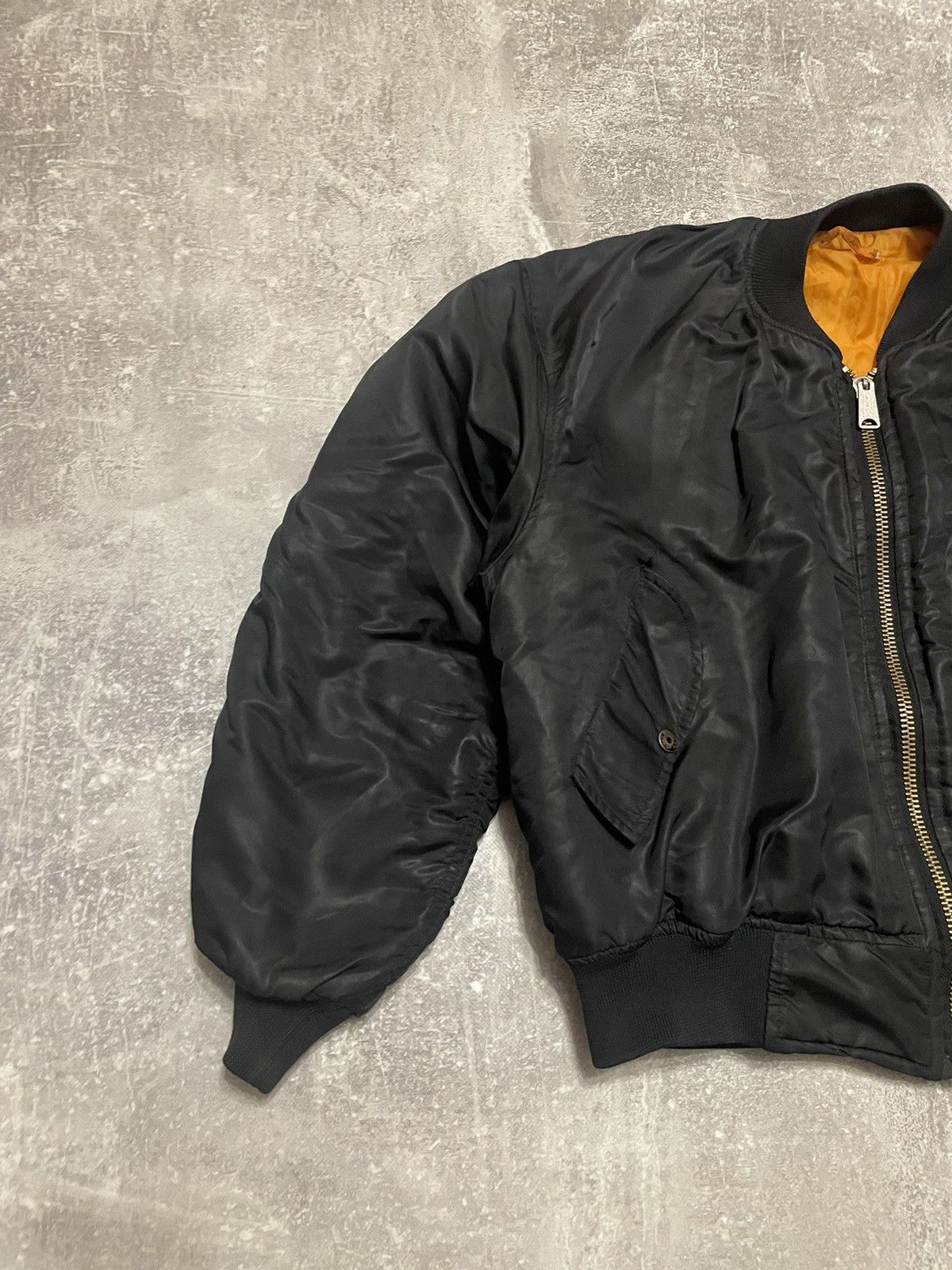Alpha Industries Vintage 90's MA1 Flyer's Intermediate Bomber Jacket Size US L / EU 52-54 / 3 - 5 Thumbnail