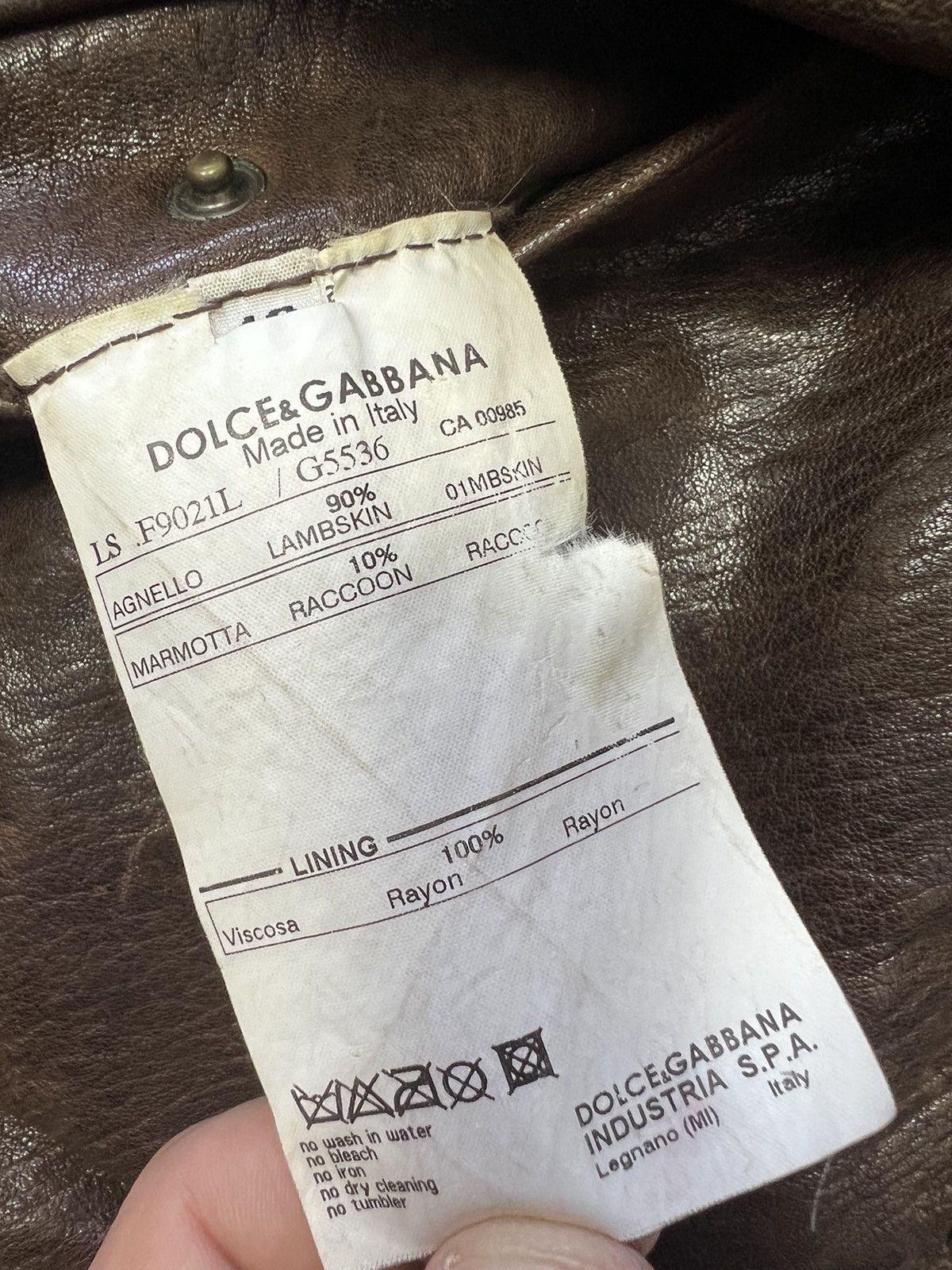 Dolce & Gabbana Dolce & Gabbana Cargo Belted biker Leather Jacket Size M / US 6-8 / IT 42-44 - 7 Thumbnail