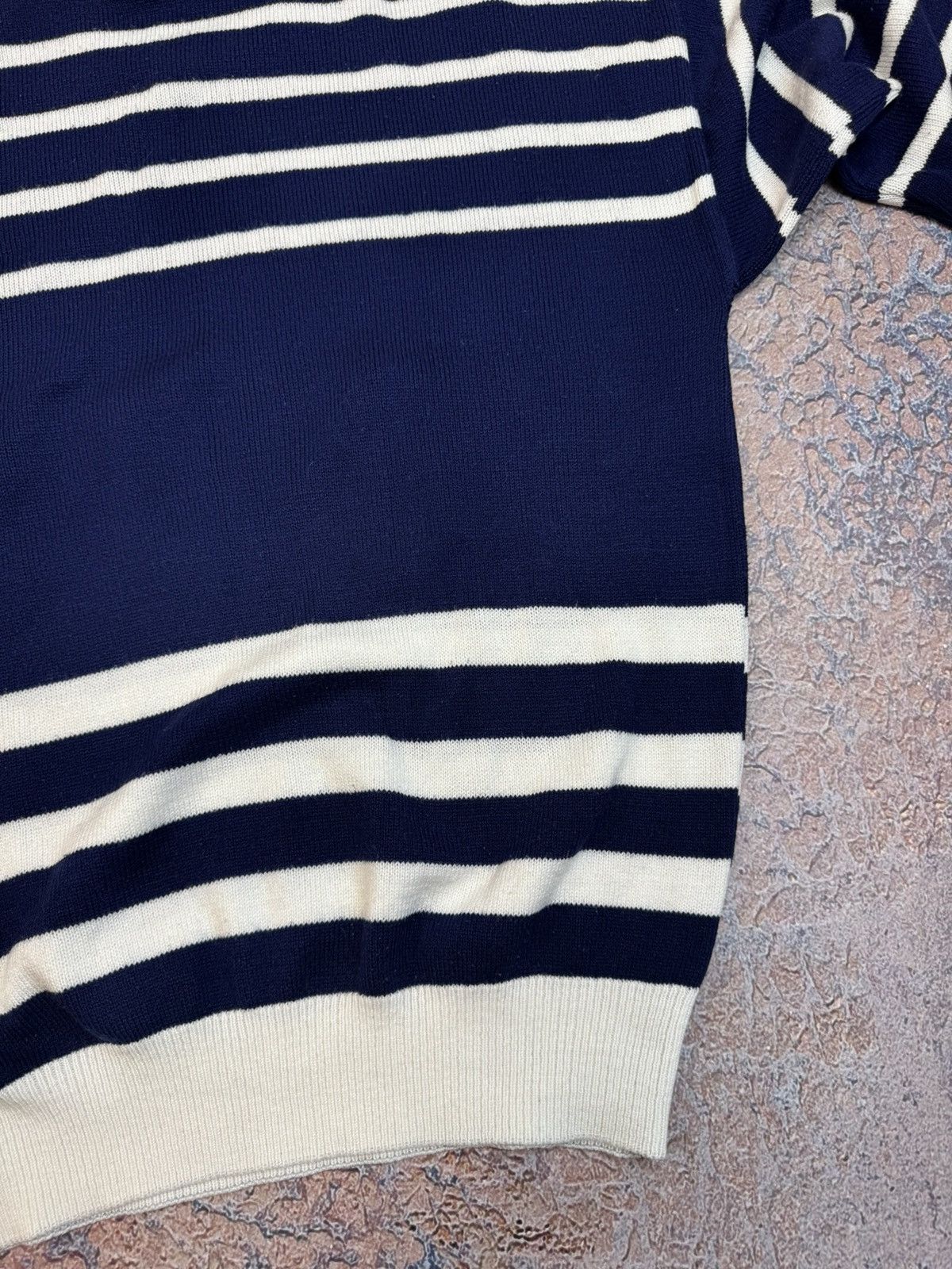 Lacoste Lacoste embroired tennis sweater made France vintage Size US XL / EU 56 / 4 - 6 Thumbnail