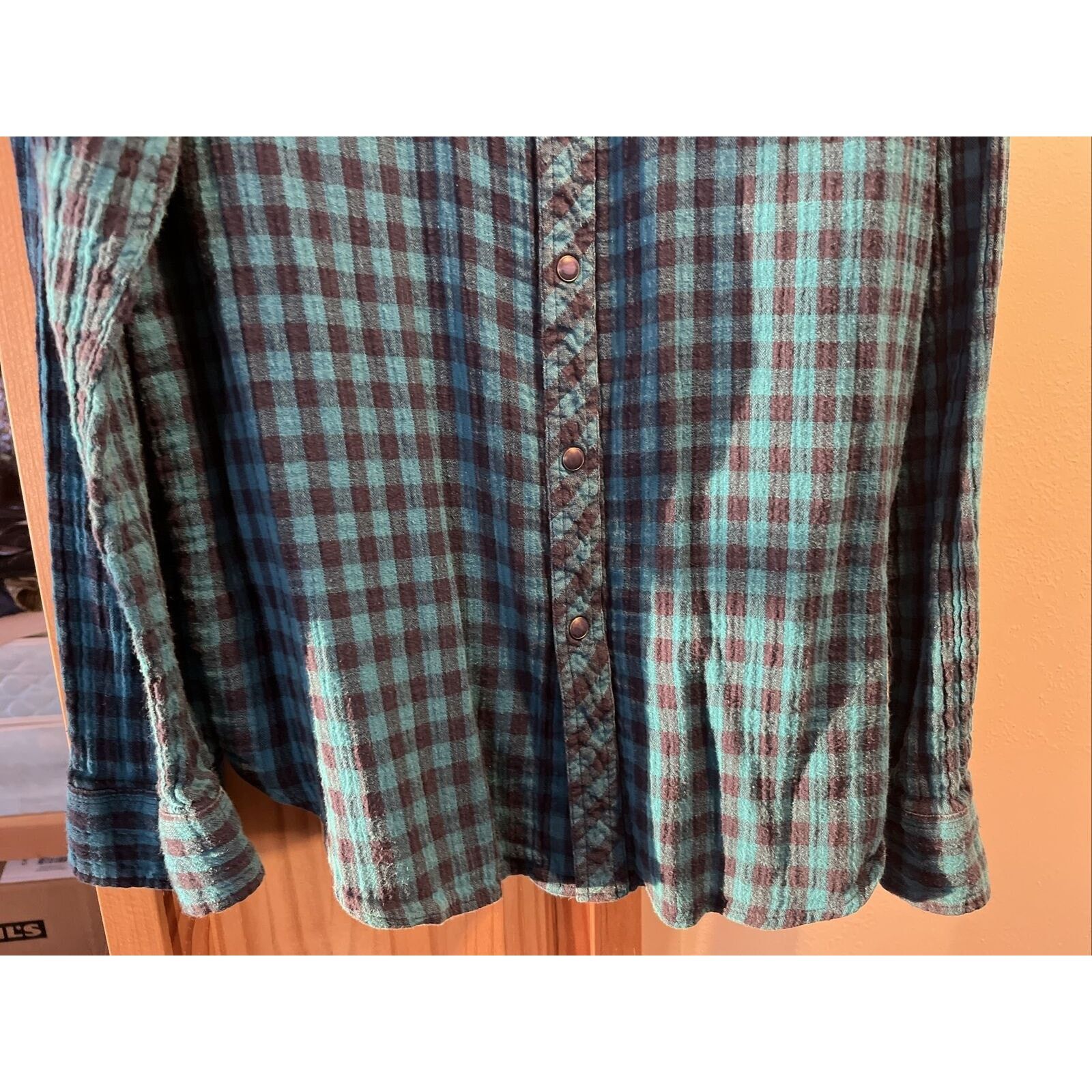 Other 44mm Legendary Work Wear Mens XL Blue Plaid Pearl Snap Shirt Size US XL / EU 56 / 4 - 16 Thumbnail