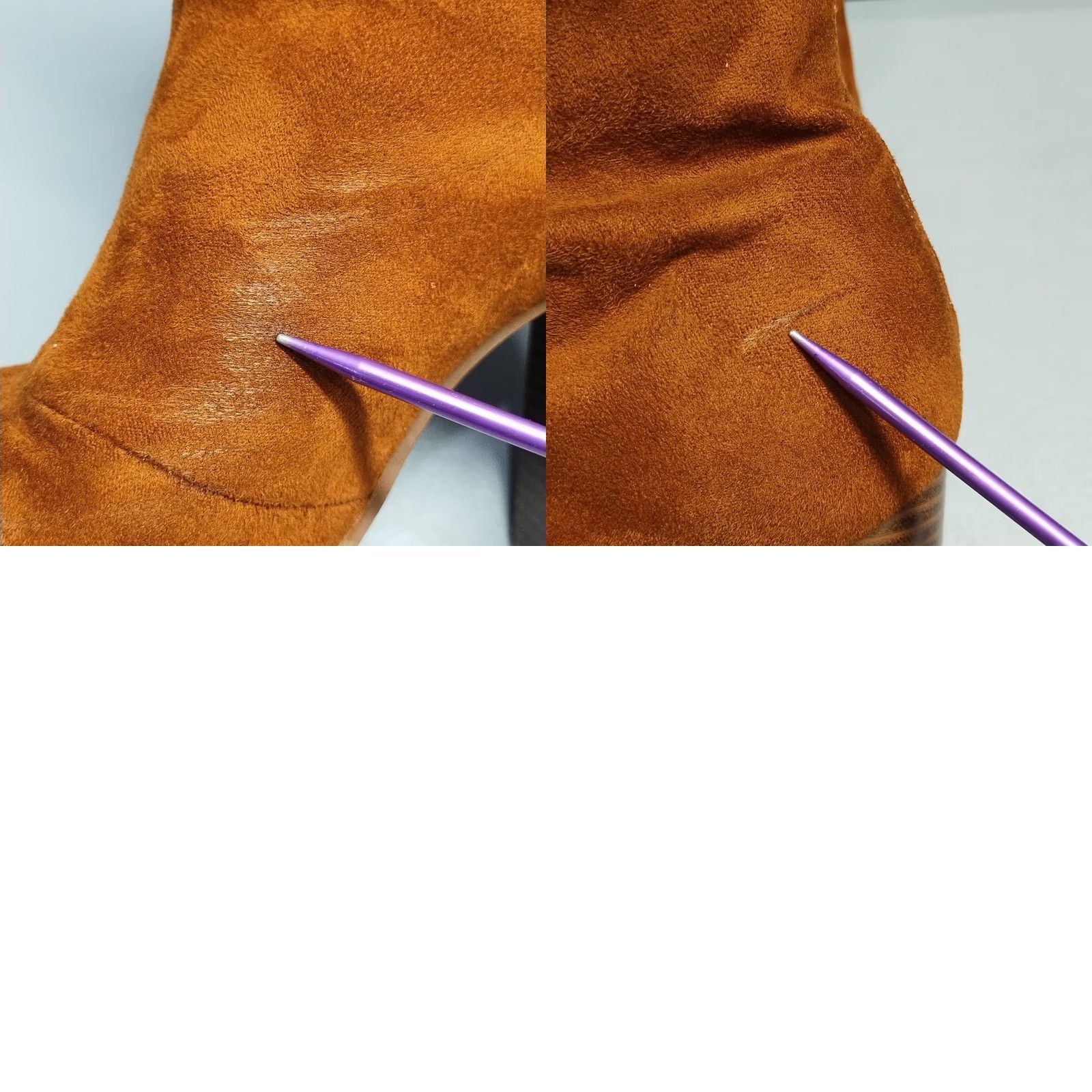 Forever 21 Forever 21 Womens Size 9 Brown Upper Suede Heeled Ankle Boots Almond Toe Back Zip bootie Size US 9 / IT 39 - 8 Thumbnail