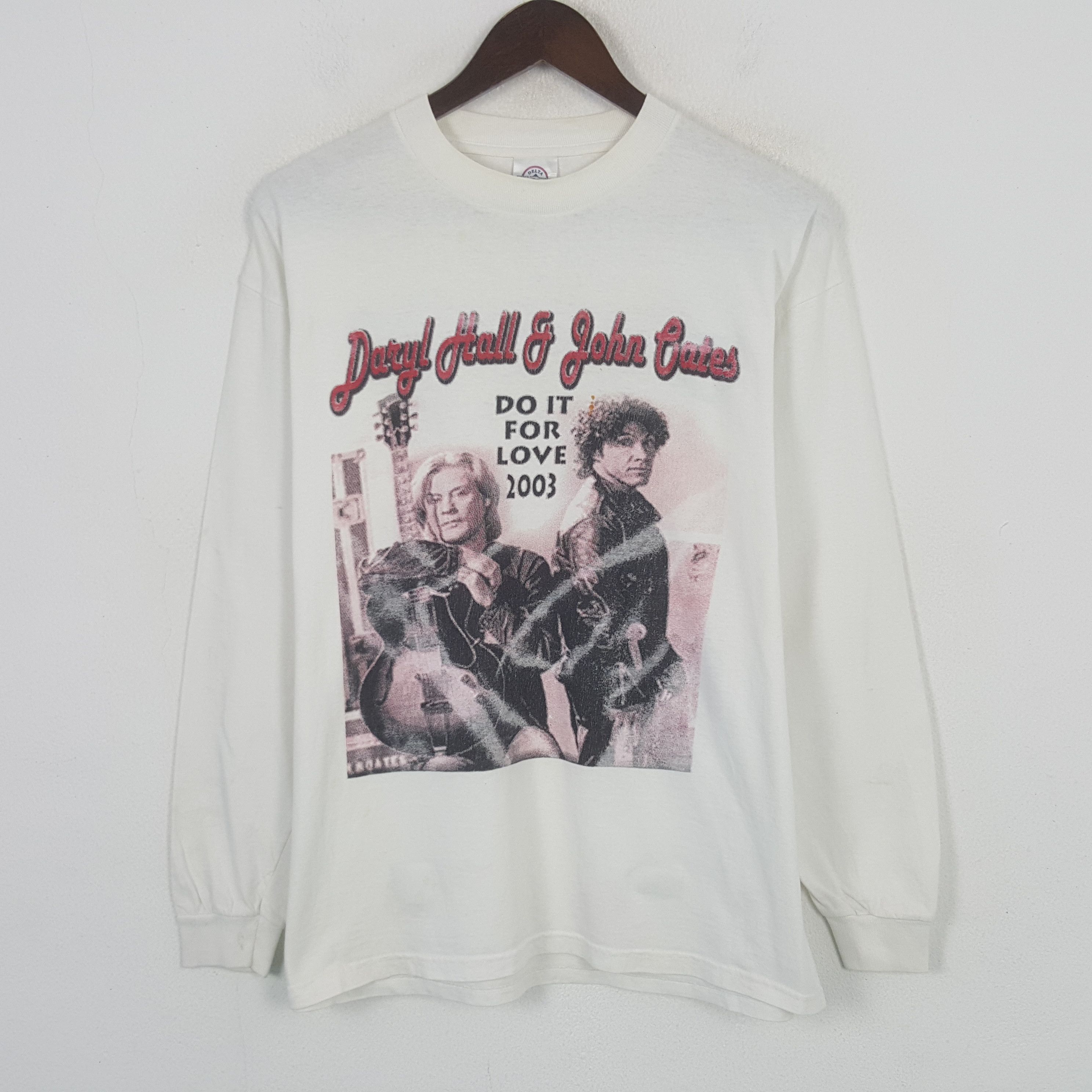 2003 DARYL HALL&JOHN OATES ツアーTシャツ Vintage Daryl Hall & John Oates Tour 2003 Tshirt